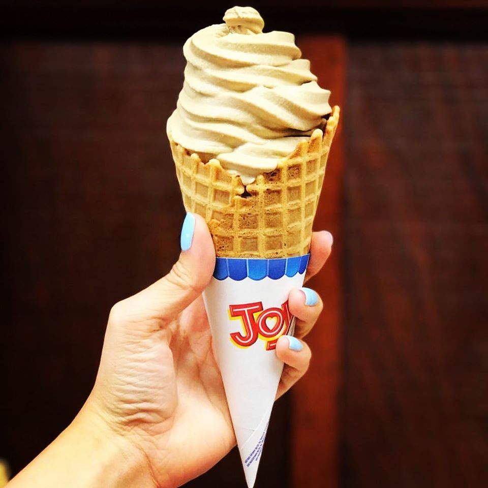 Soft serve ice cream cone from U Scream Ice Cream.