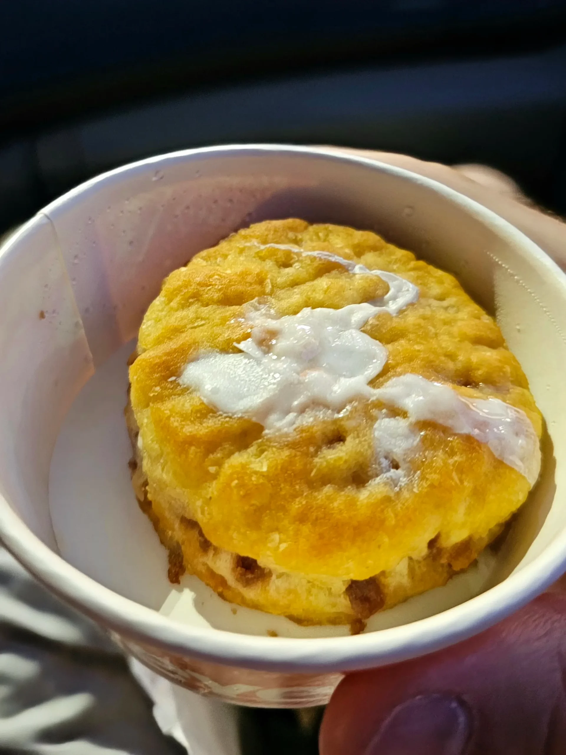 Popeye's Strawberry Biscuit.