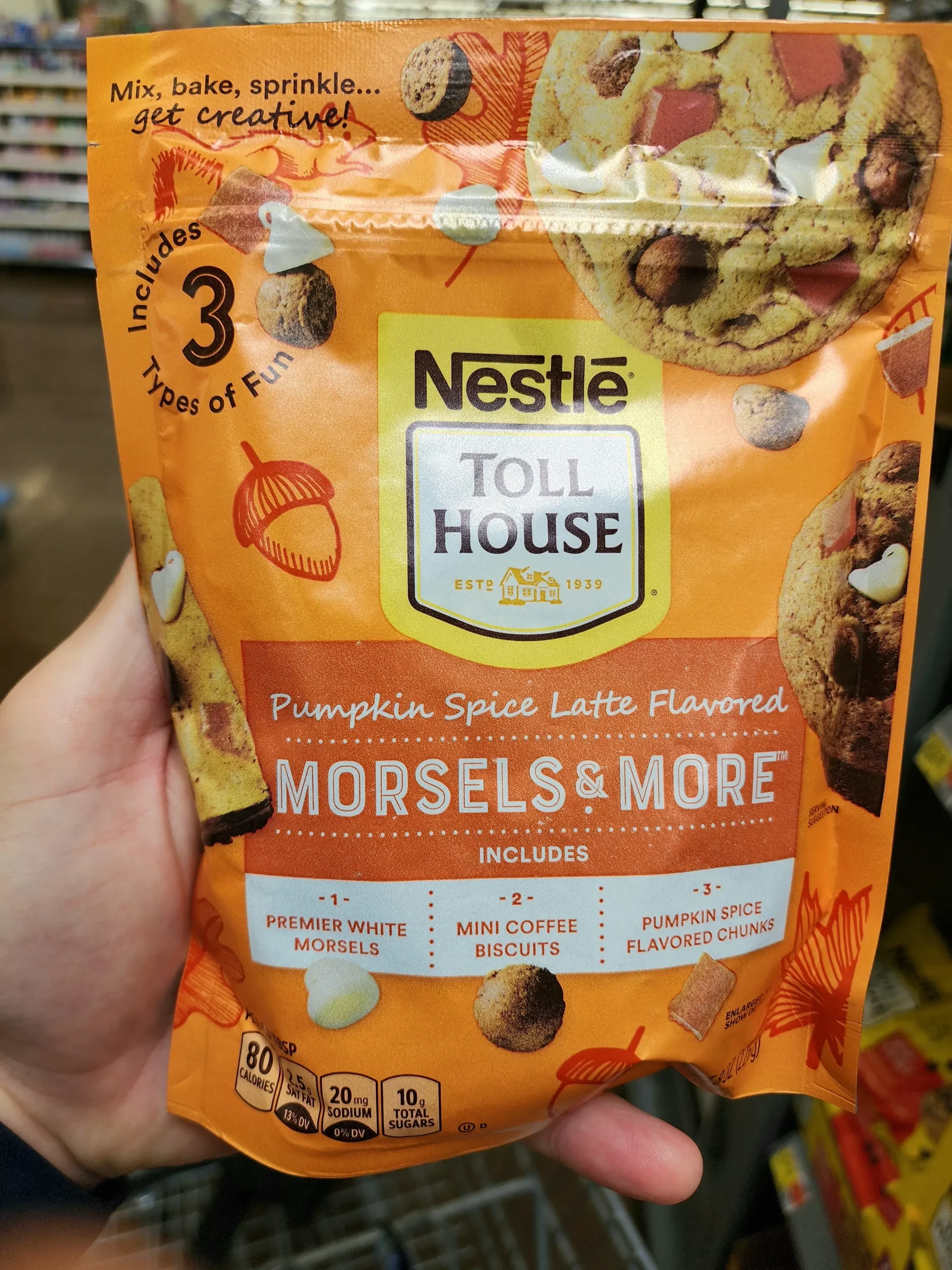 Nestle Toll House, Pumpkin Spice Latte Morsels & More.