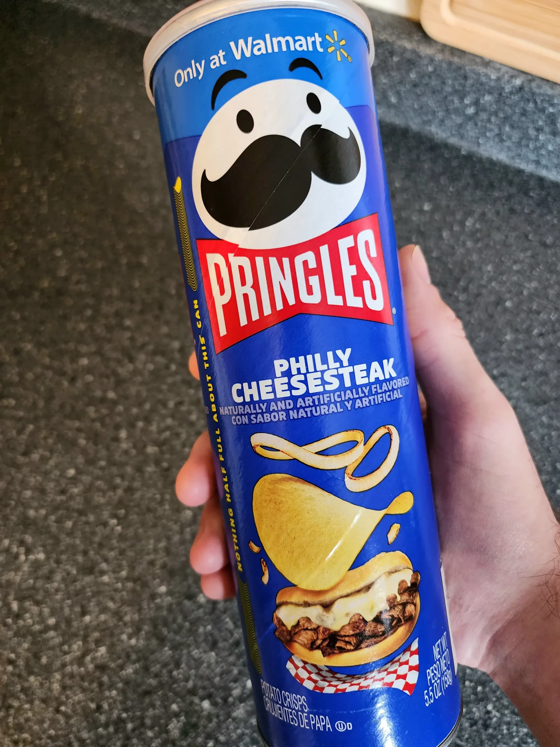 Philly Cheesesteak Pringles.