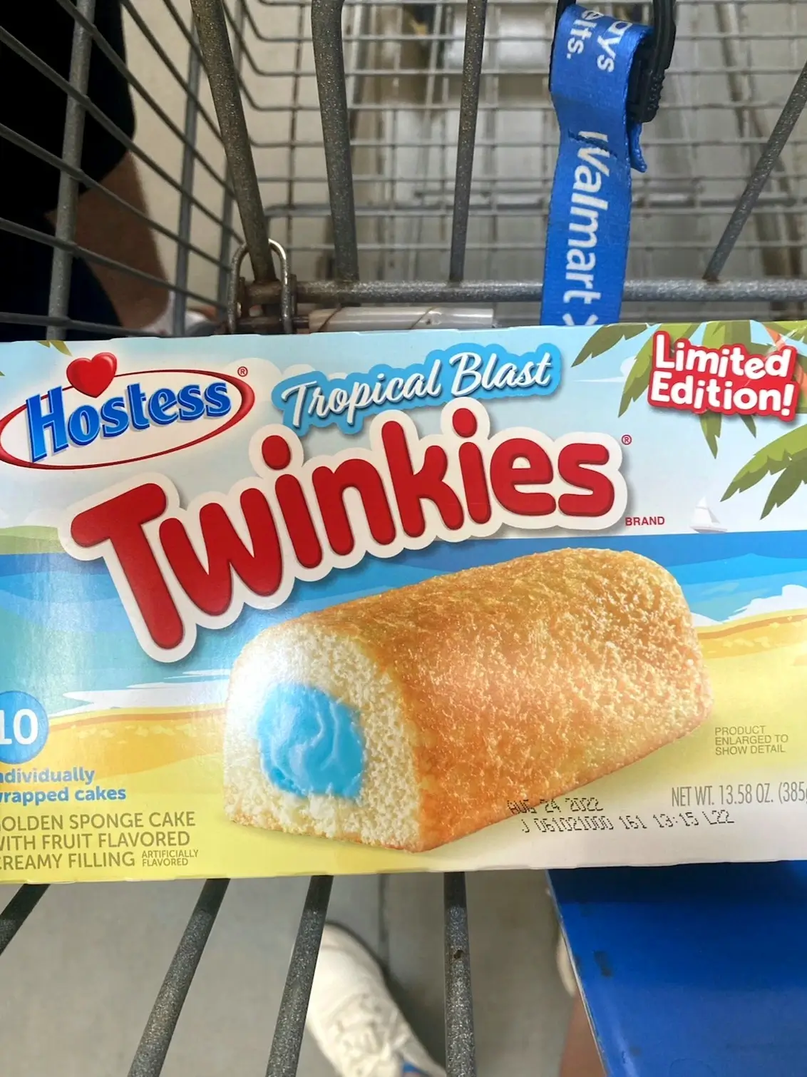Hostess Tropical Blast Twinkies.
