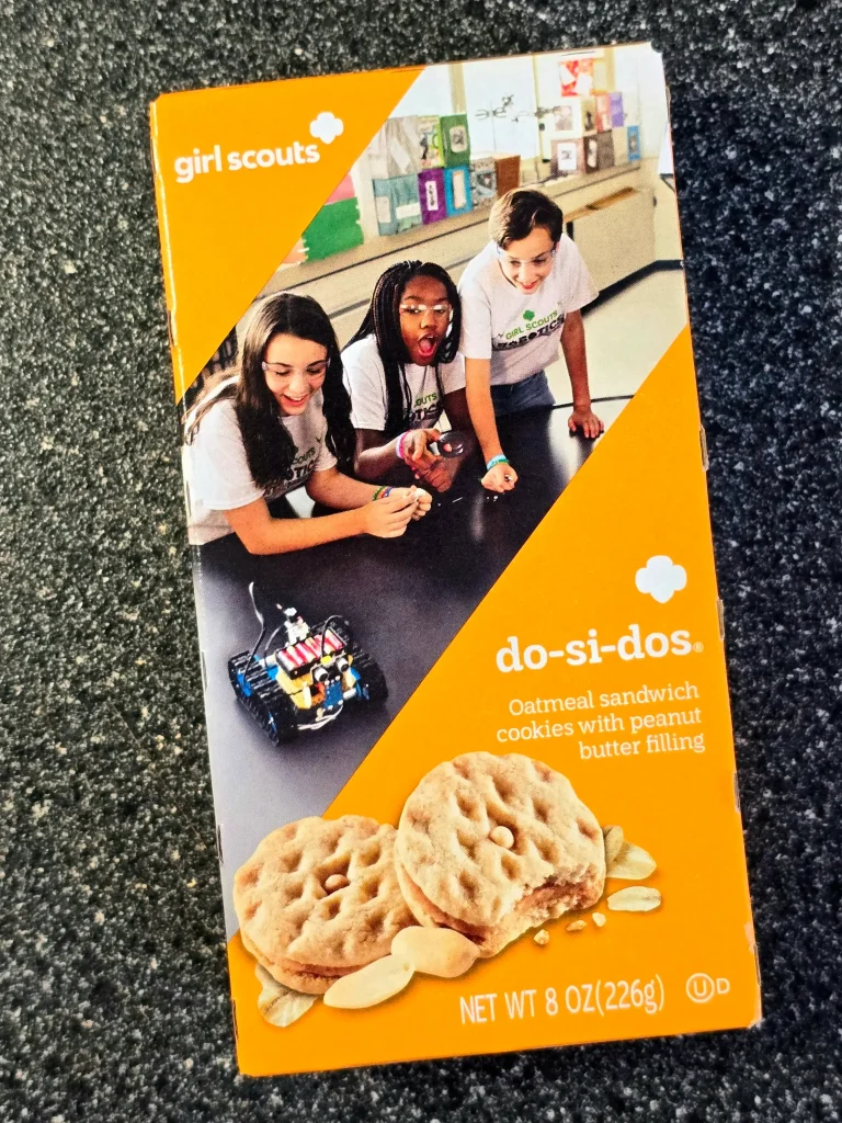 Girl Scout Do-si-Dos cookies.