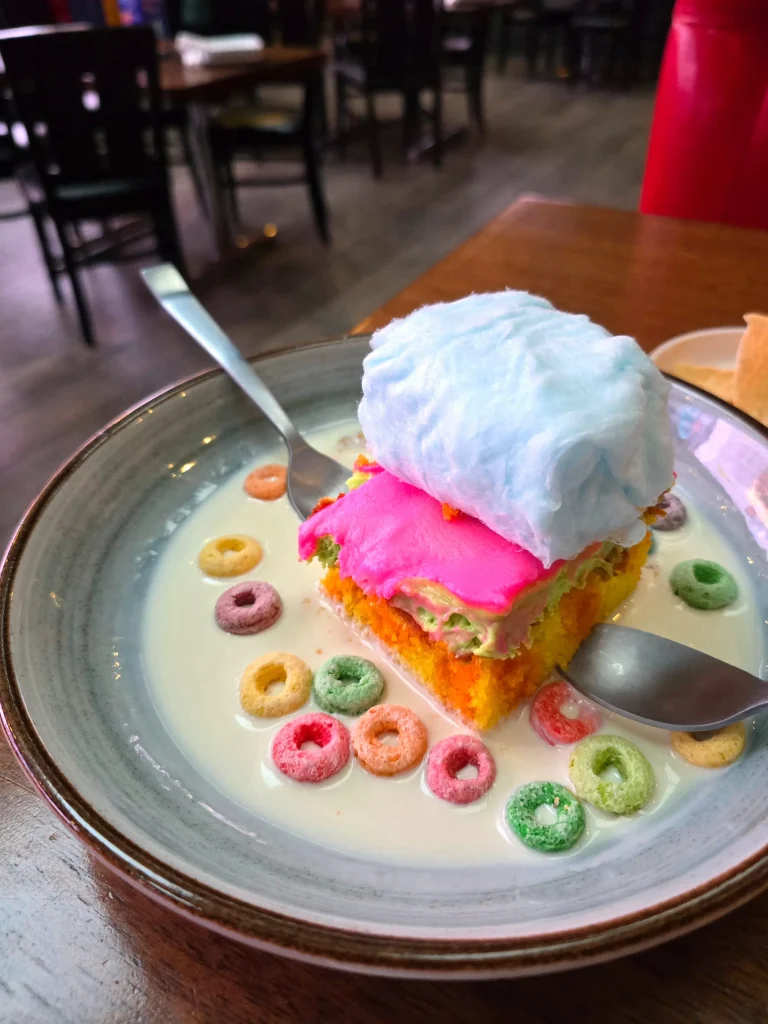 Dave & Buster's R U Cereal Cake.