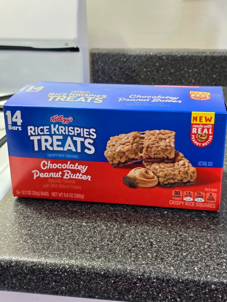 Chocolatey Peanut Butter Rice Krispies Treats.