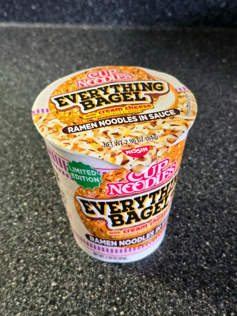 Cup Noodles Everything Bagel.