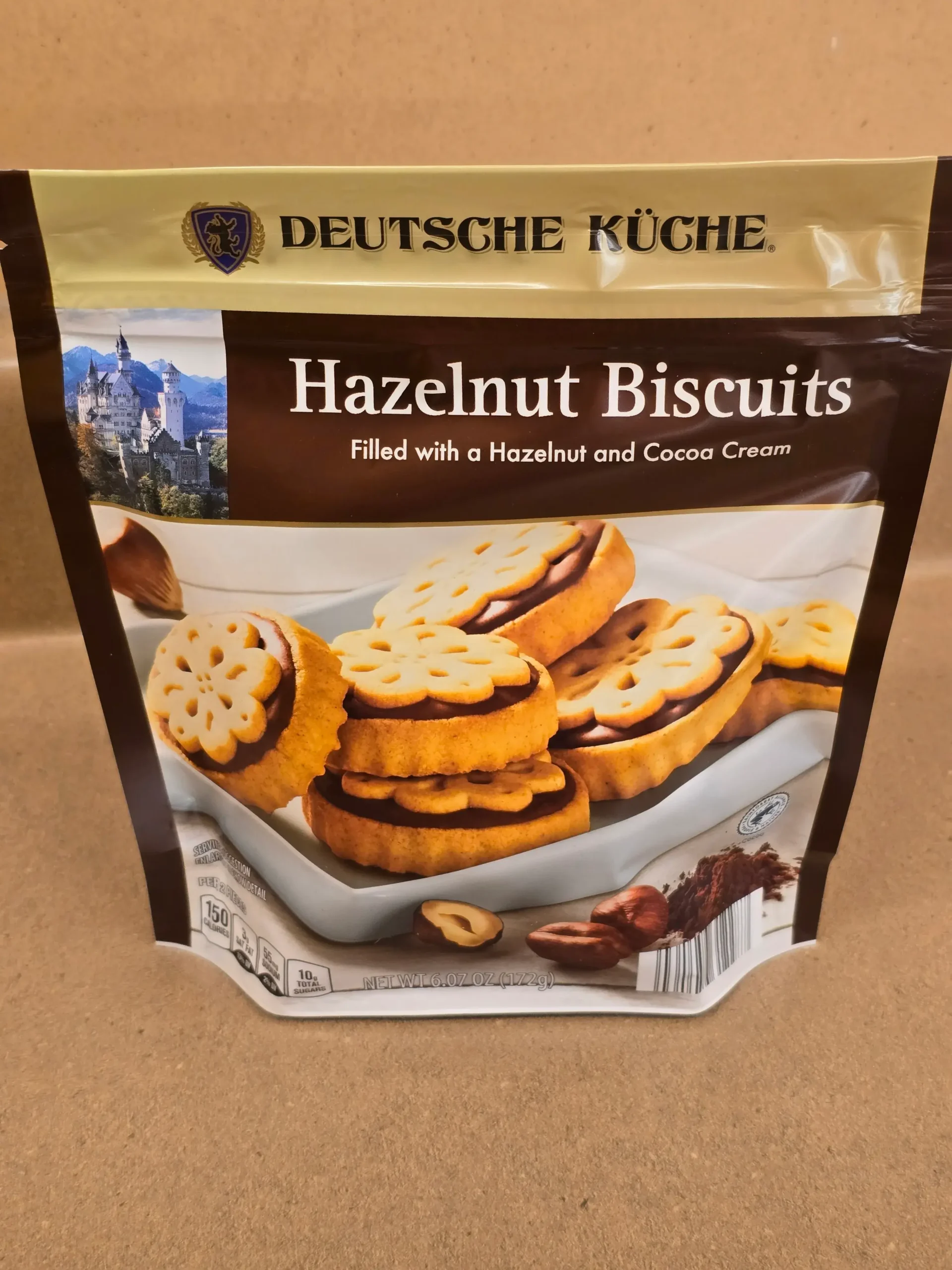 Aldi Deutsche Kuche Hazelnut Biscuits.