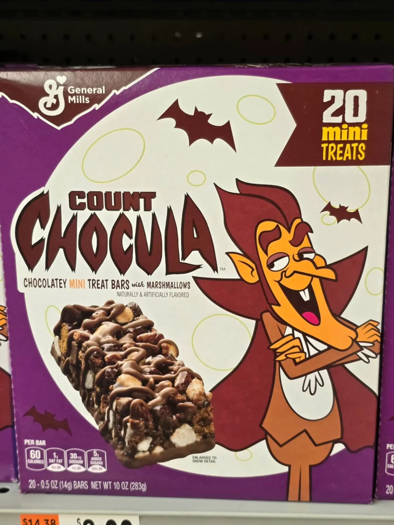 Count Chocula Cereal bars.