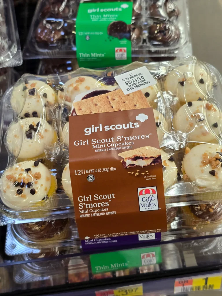 Cafe Valley Girl Scouts S'mores Mini Cupcakes.