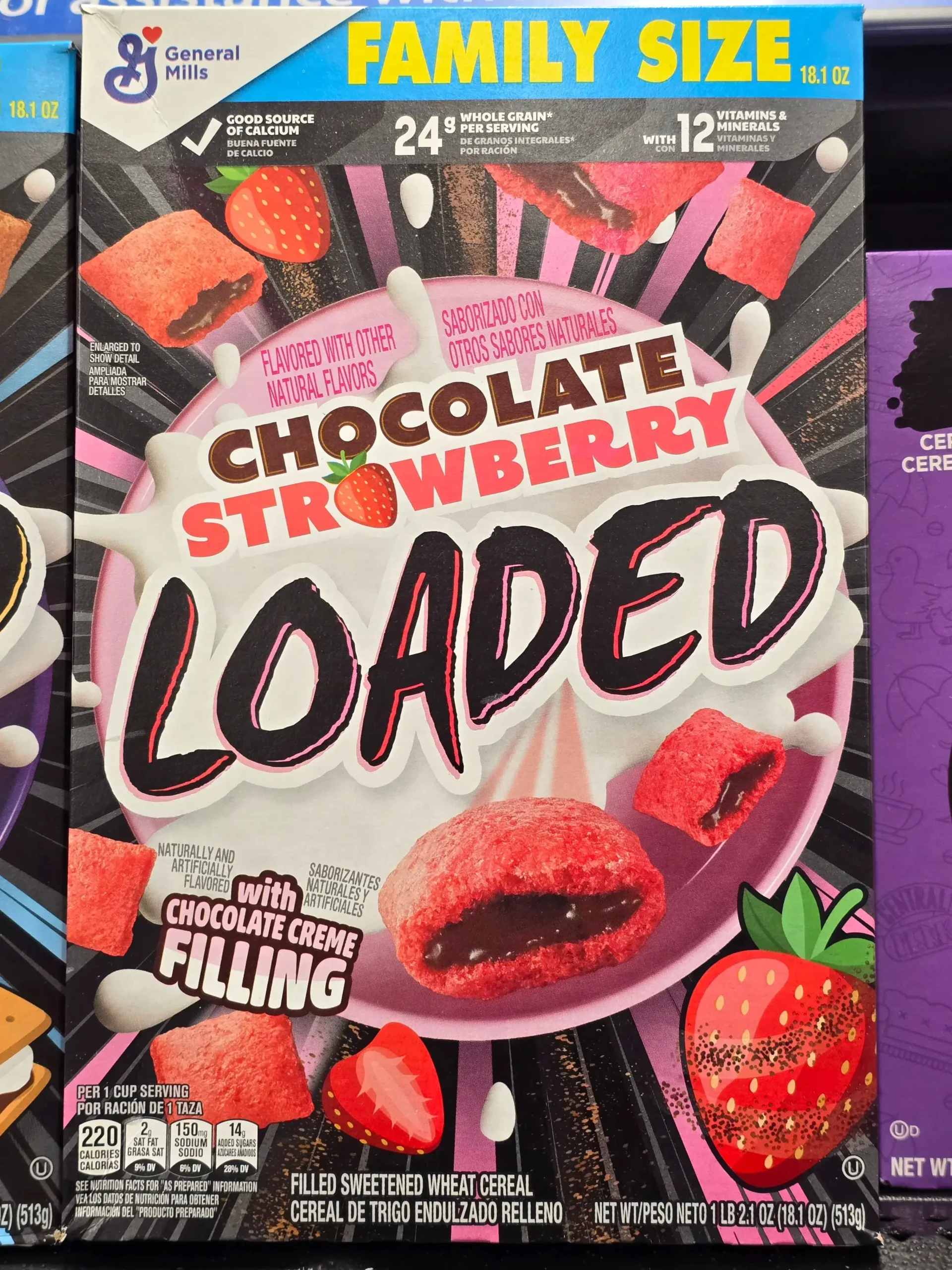 General Mills Chocolate Strawberry Loaded.
