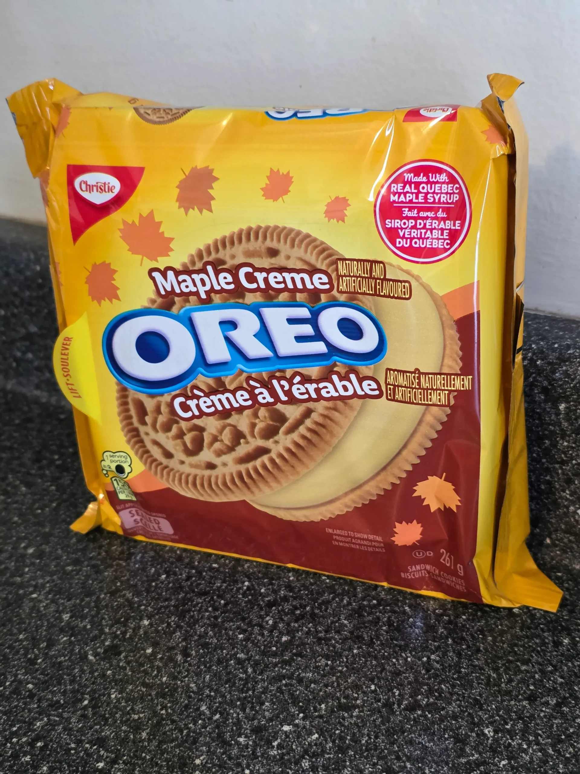 Christie Maple Creme Oreo.