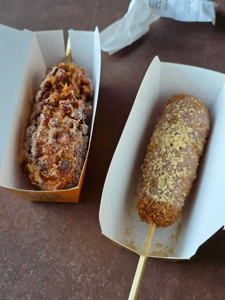 Kong Dog Churro and Milky Kong Dogs.