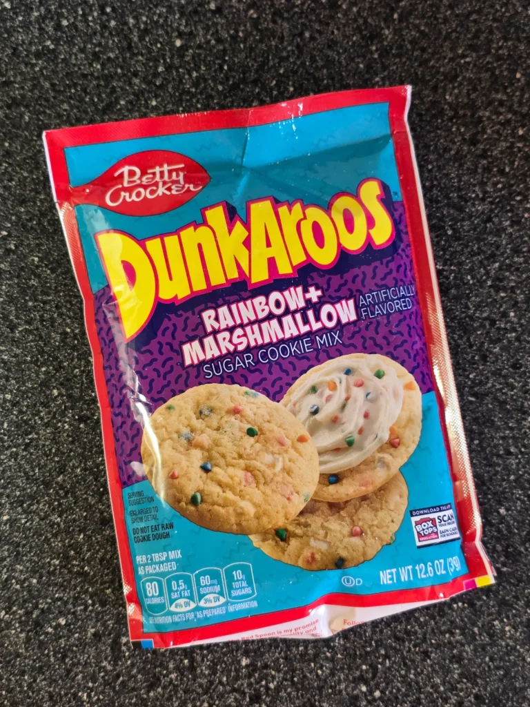 Betty Crocker Dunkaroos Rainbow and Marshmallow Sugar Cookie Mix.