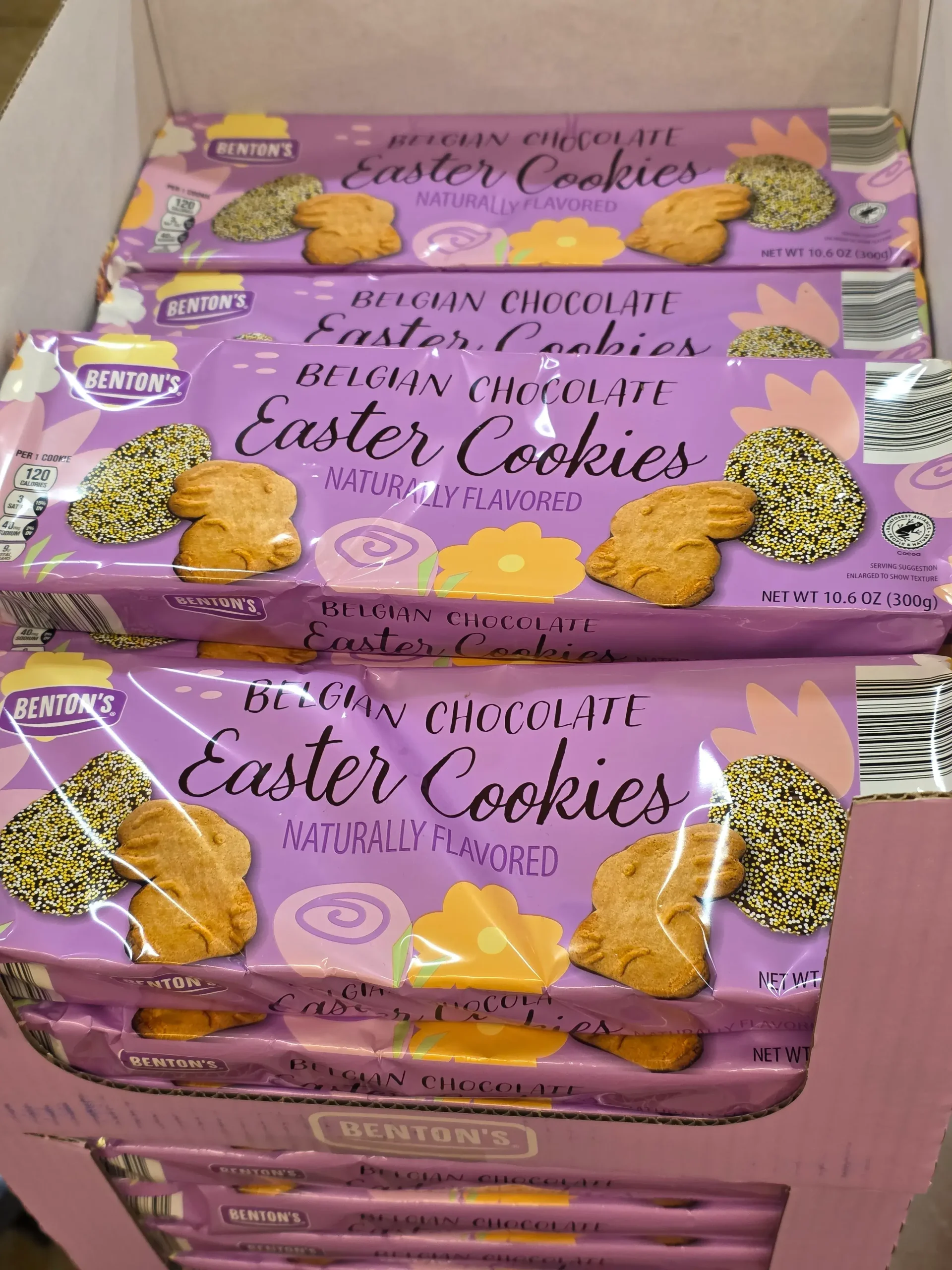 Benton's Belgian Chocolate Easter Cookies.