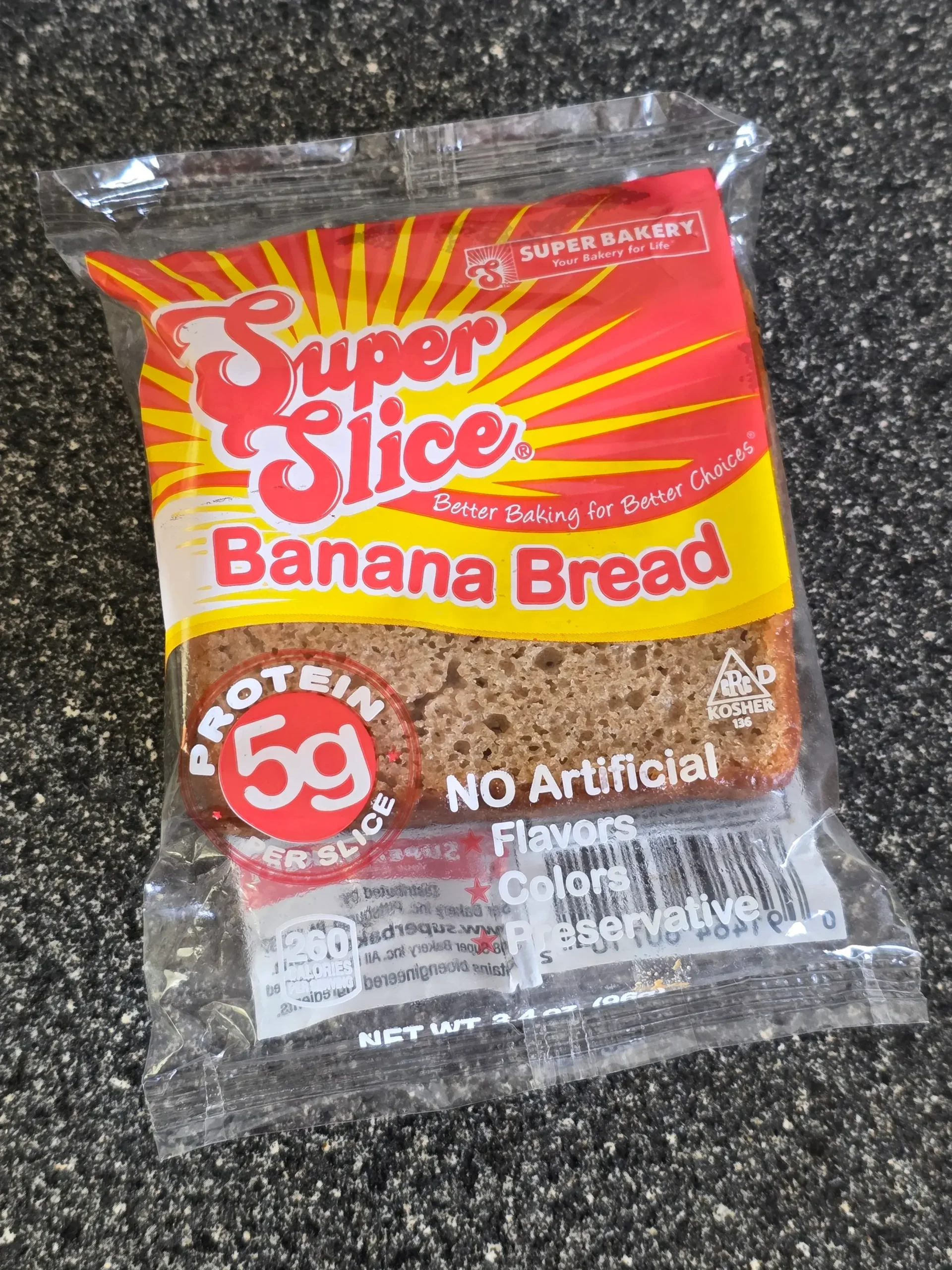 Super Bakery Super Slice Banana Bread.