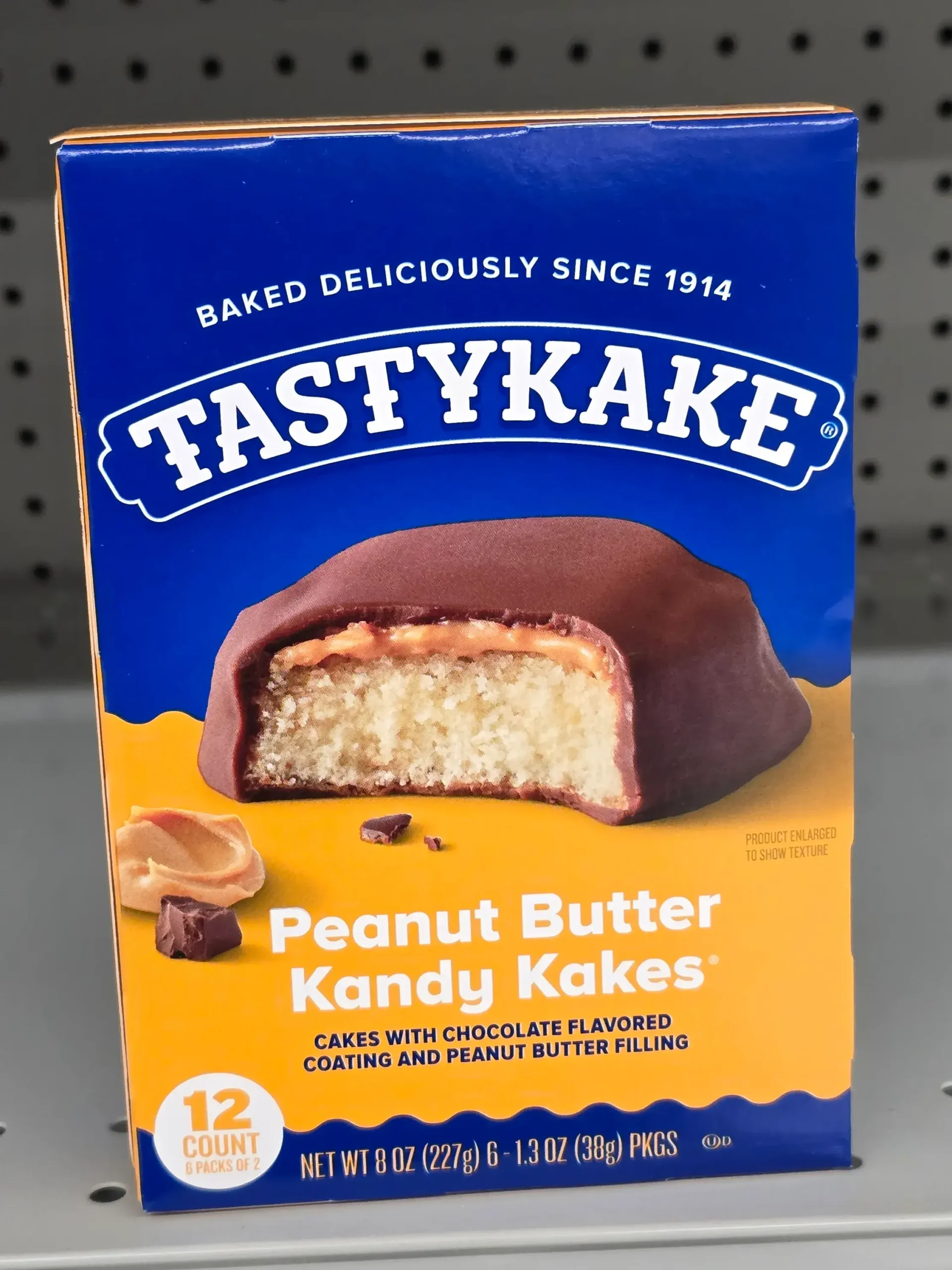 Tastykake Peanut Butter Kandy Kakes.
