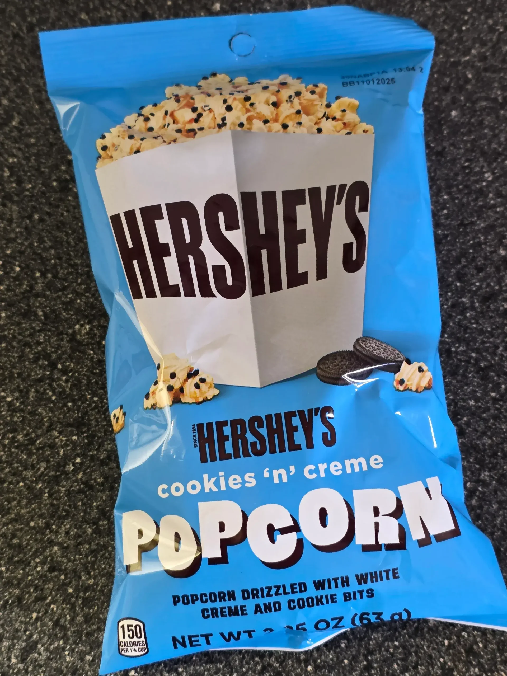 Hershey's Cookies 'N' Creme Popcorn.