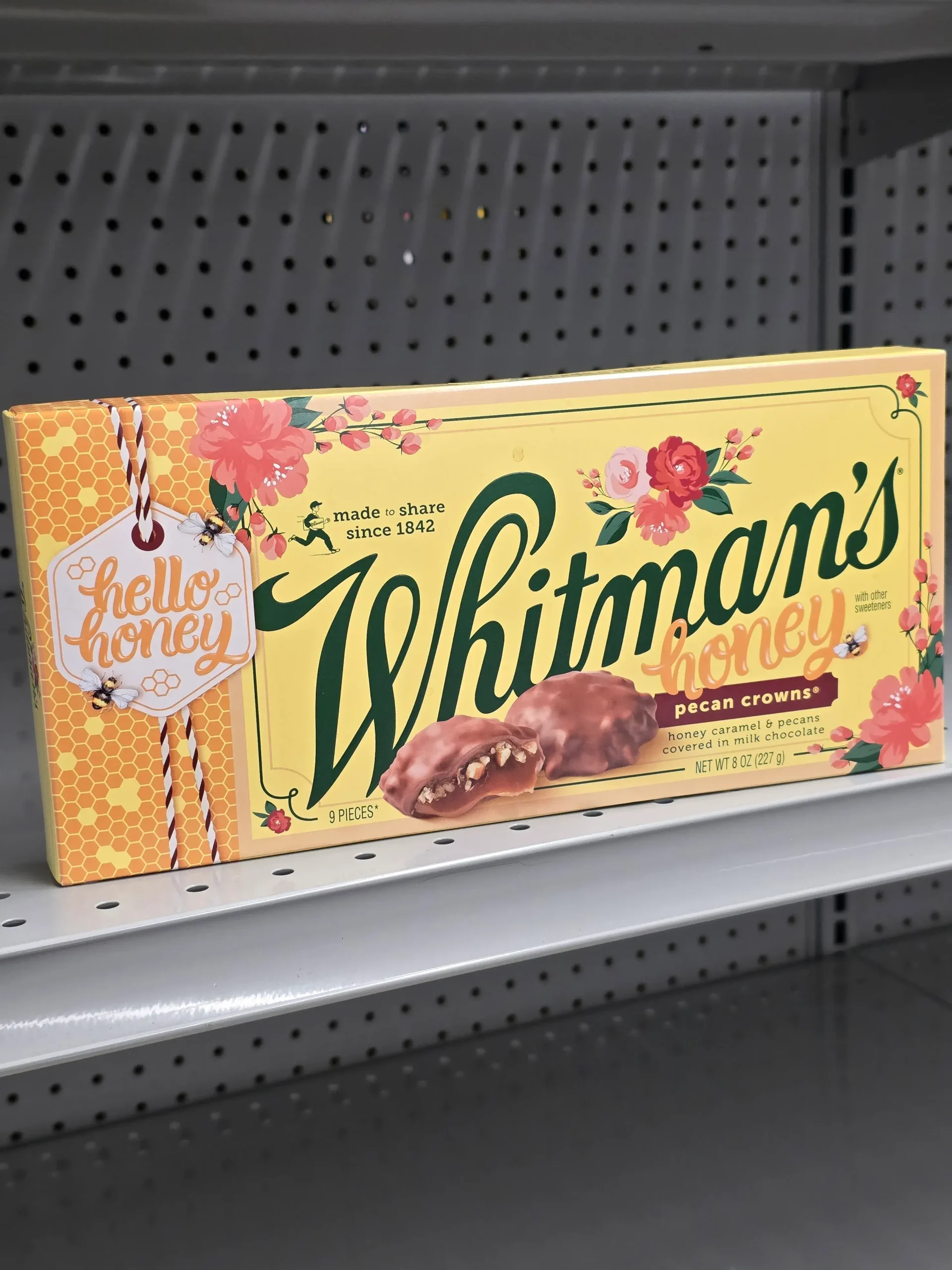 Whitman's Honey Pecan Crowns.