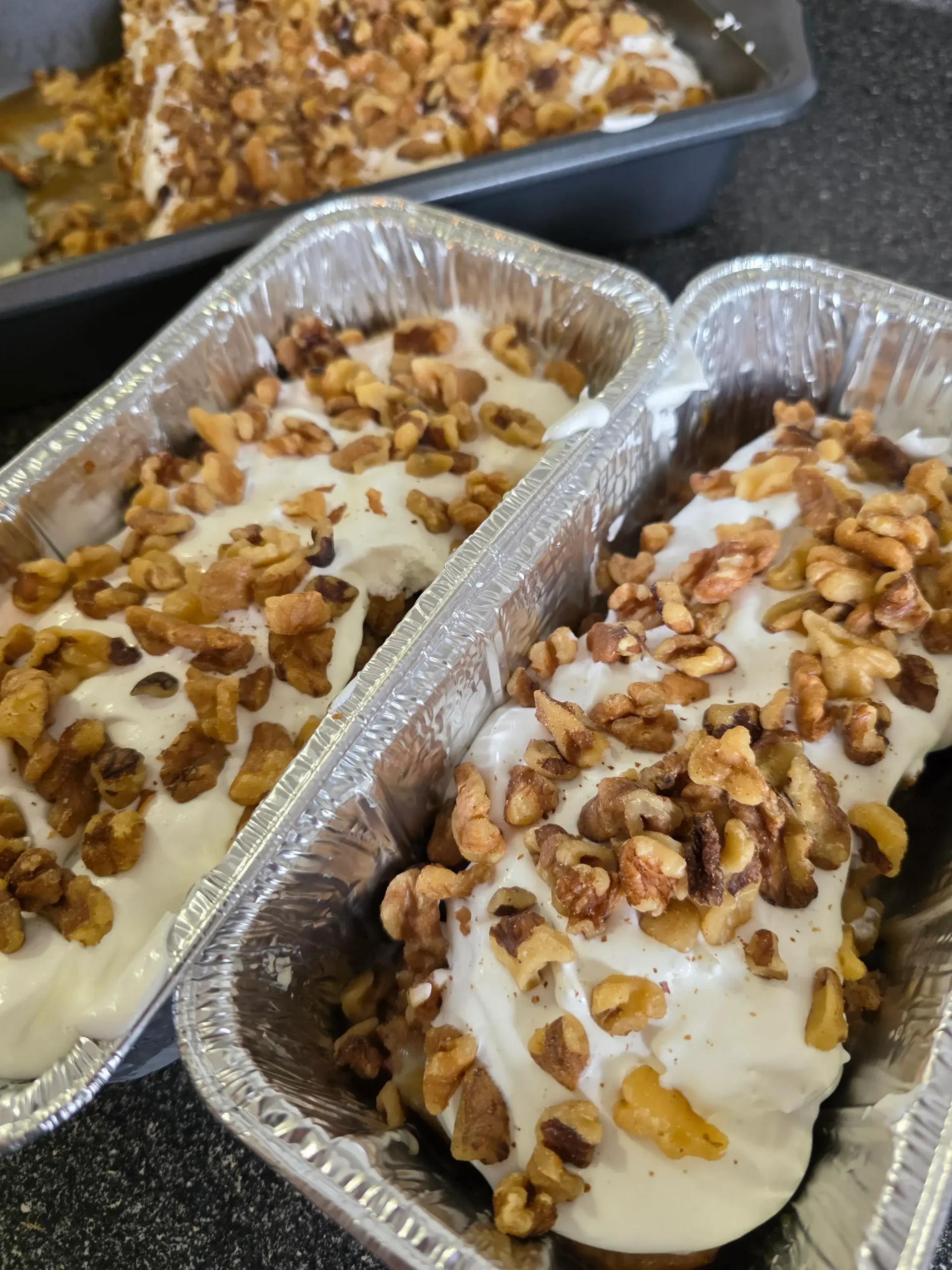 Tres leches carrot cake.