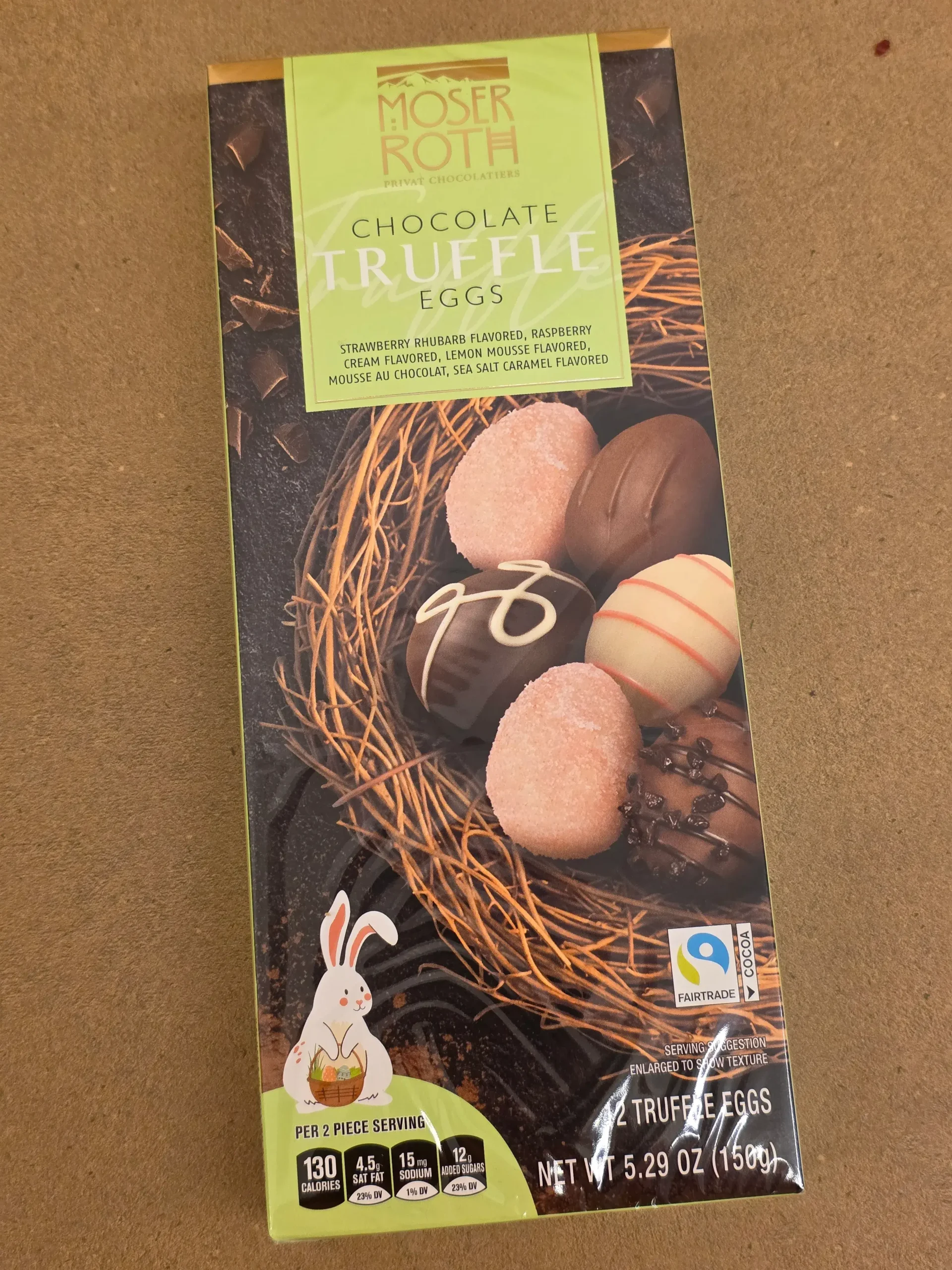 Moser Roth Chocolate Truffle Eggs.