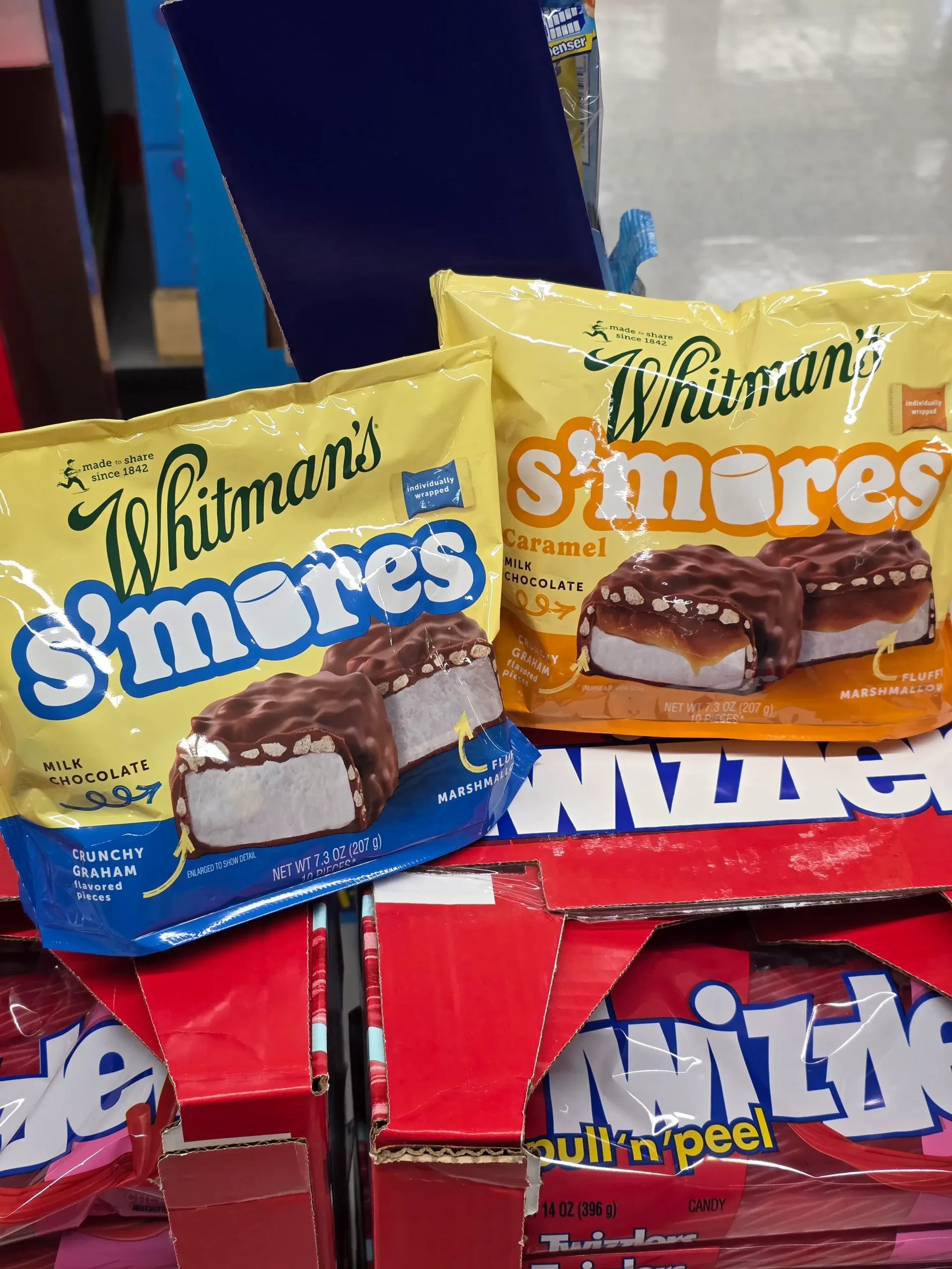 Whitman's S'mores Caramel and Milk Chocolate.