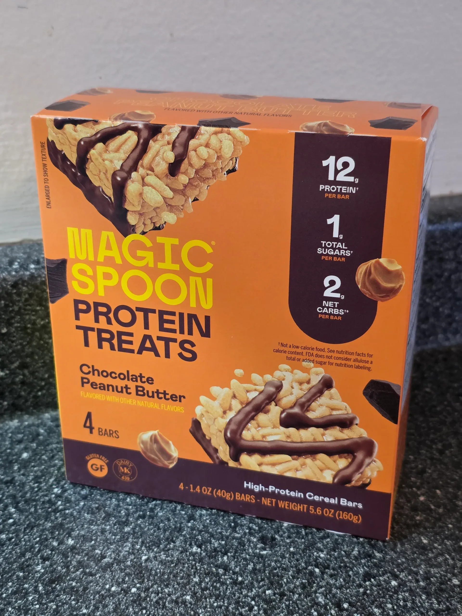 Magic Spoon Protein Treats Chocolate Peanut Butter.