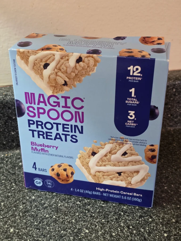 Magic Spoon Protein Treats Blueberry Muffin.