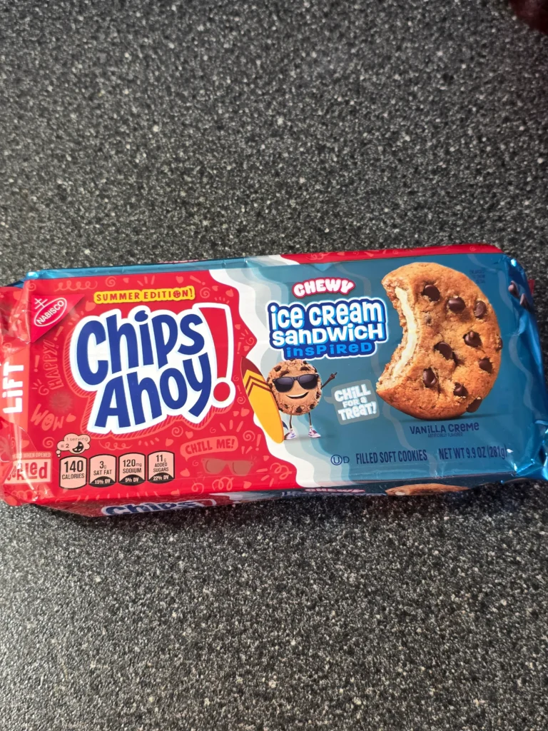 Chips Ahoy! Chewy Ice Cream Sandwich Inspired Chocolate Chip Cookies.