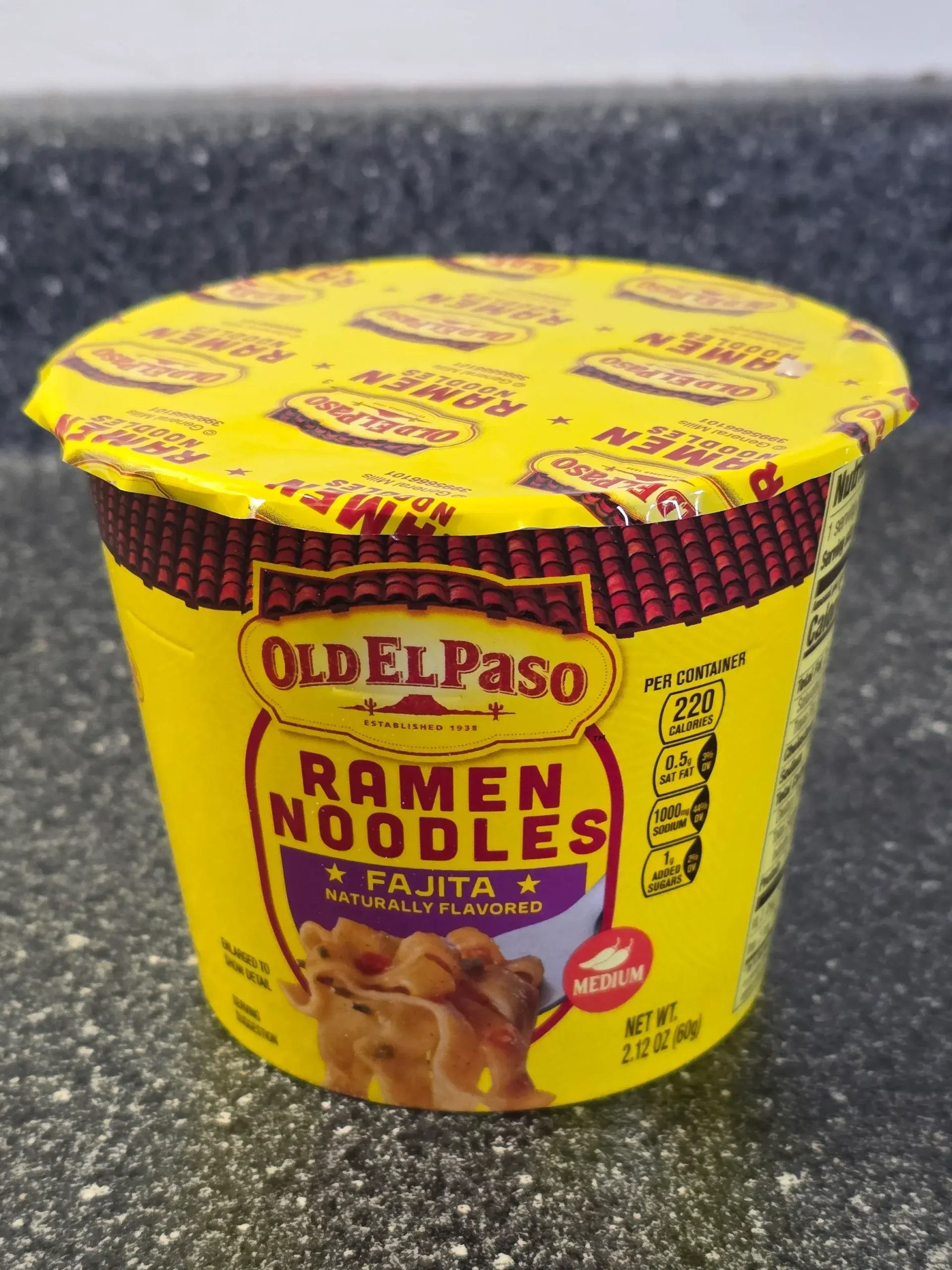 Old El Paso Ramen Noodles Fajita Flavor.