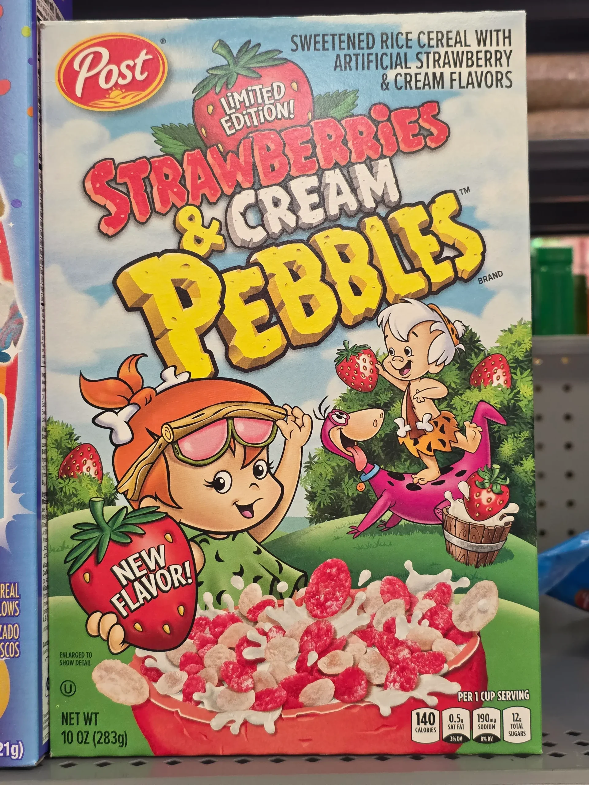 Post Limited Edition Strawberries & Creme Pebbles.