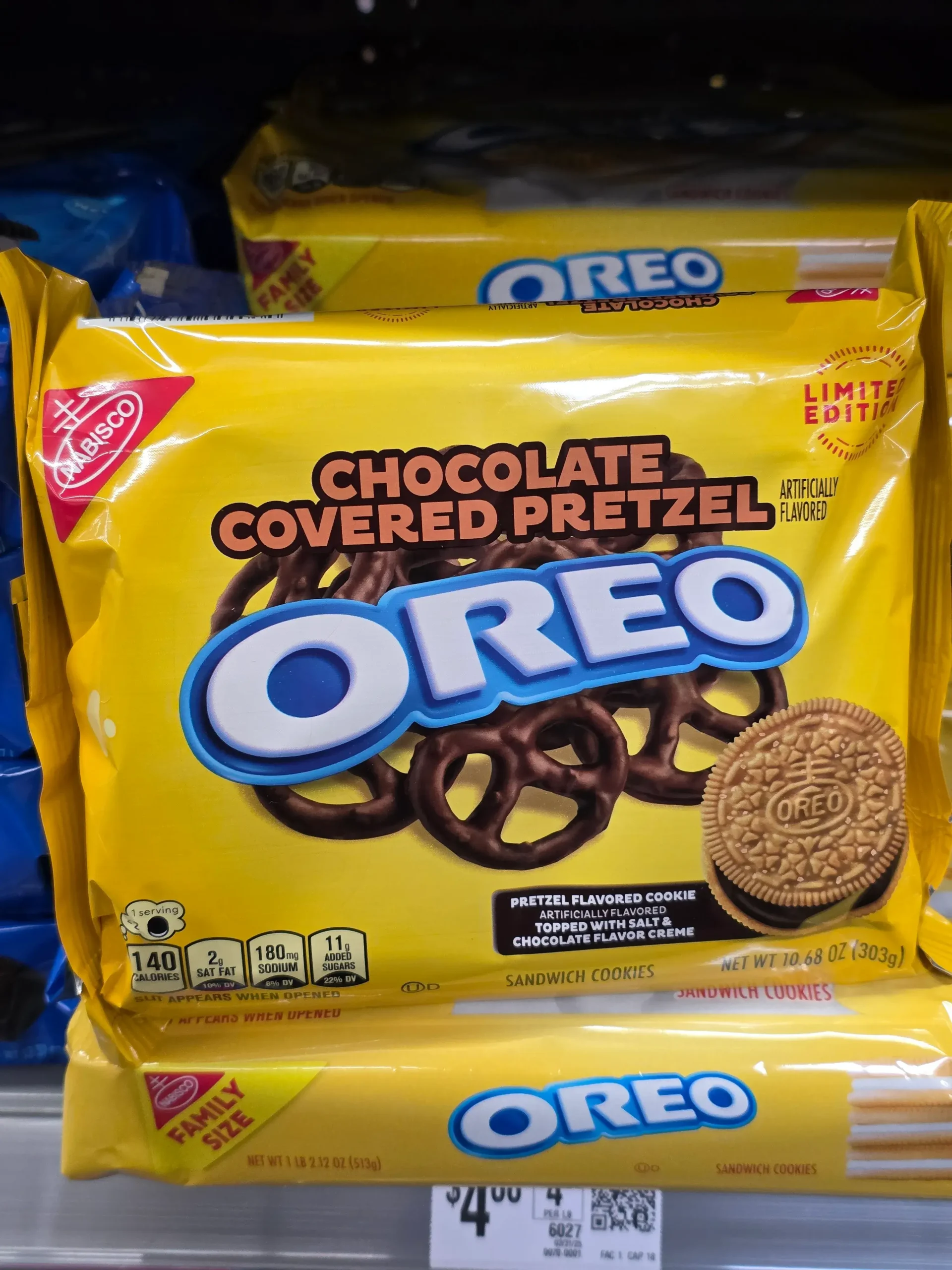 Oreo Chocolate Covered Pretzel.