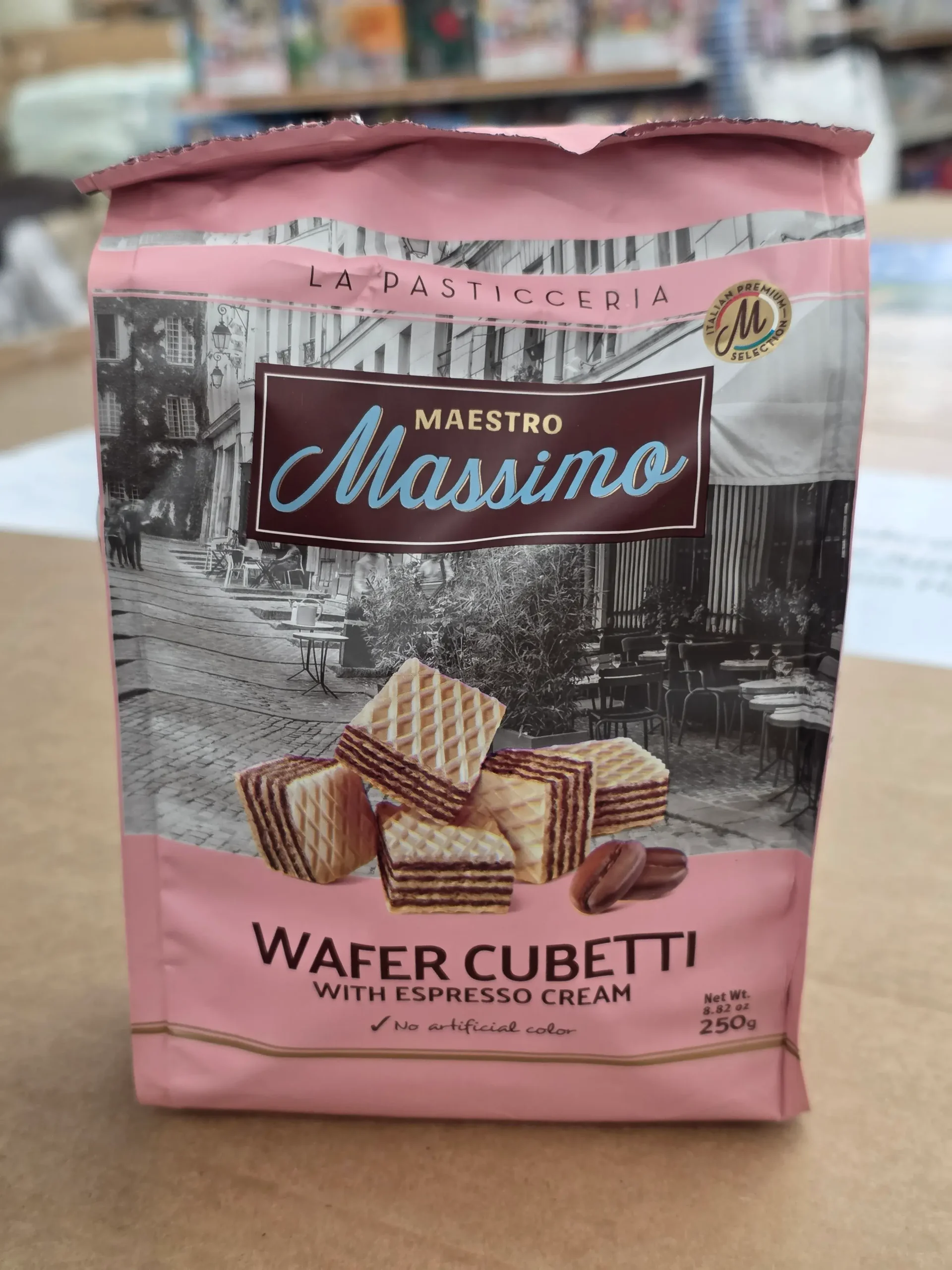 Maestro Massimo Wafer Cubetti with Espresso Cream.