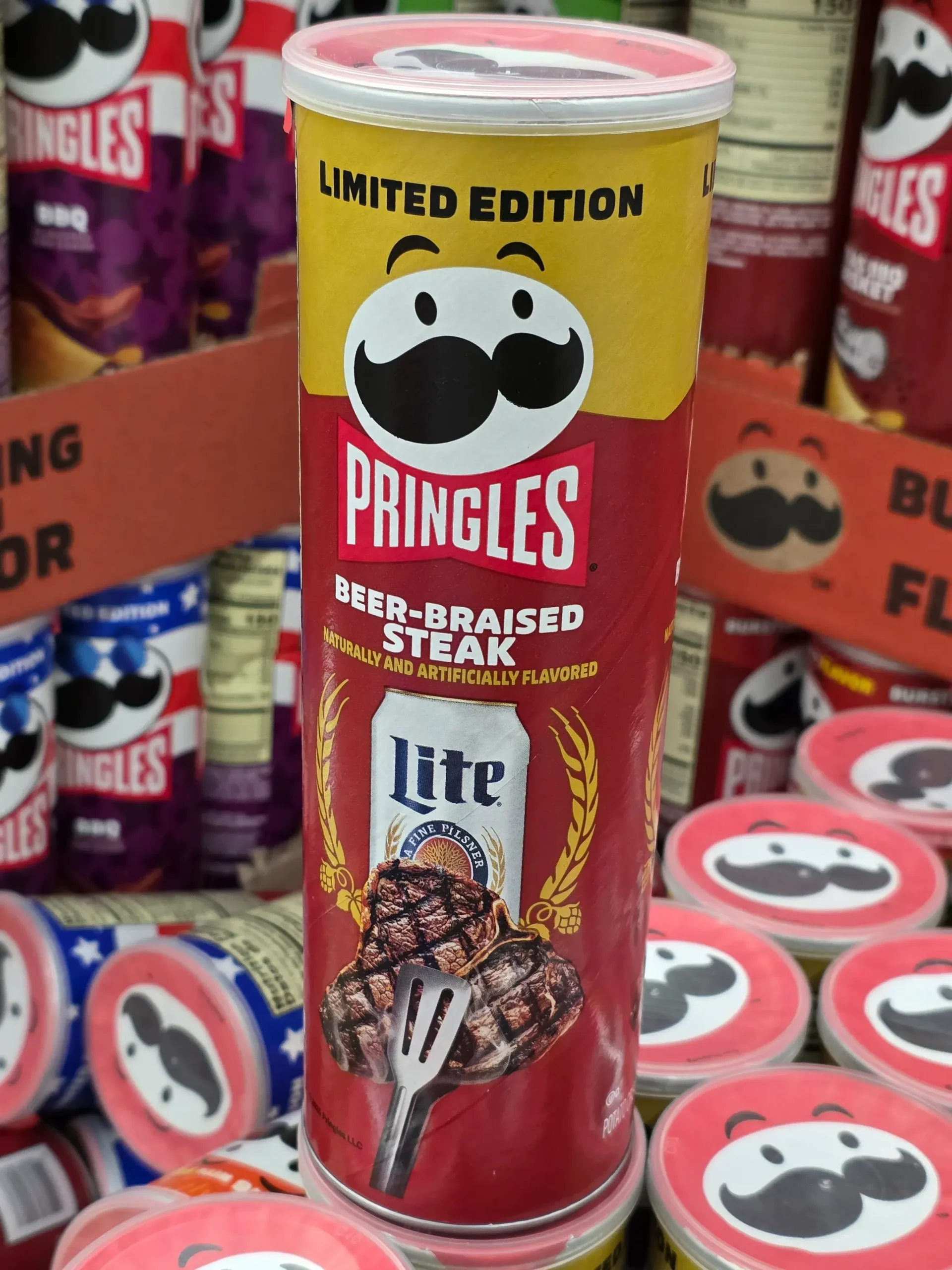 Pringles Beer-Braised Steak.