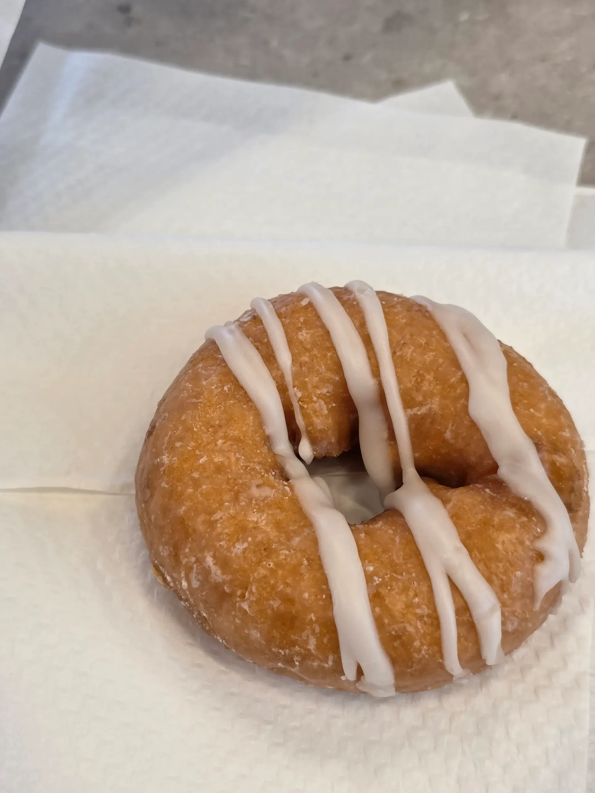 Dunkin' Orange N’ Vanilla donut.