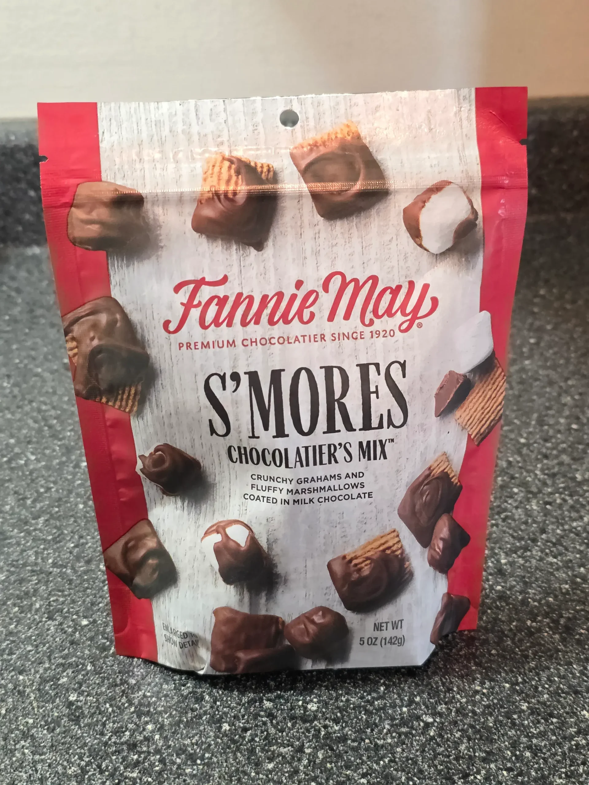 Fannie May S'mores Chocolate Mix.