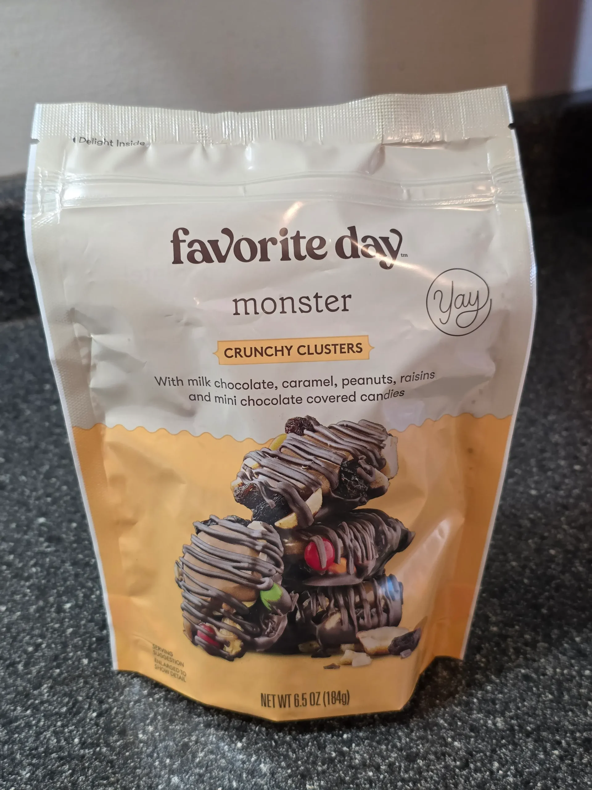 Favorite day Monster Crunchy Clusters.