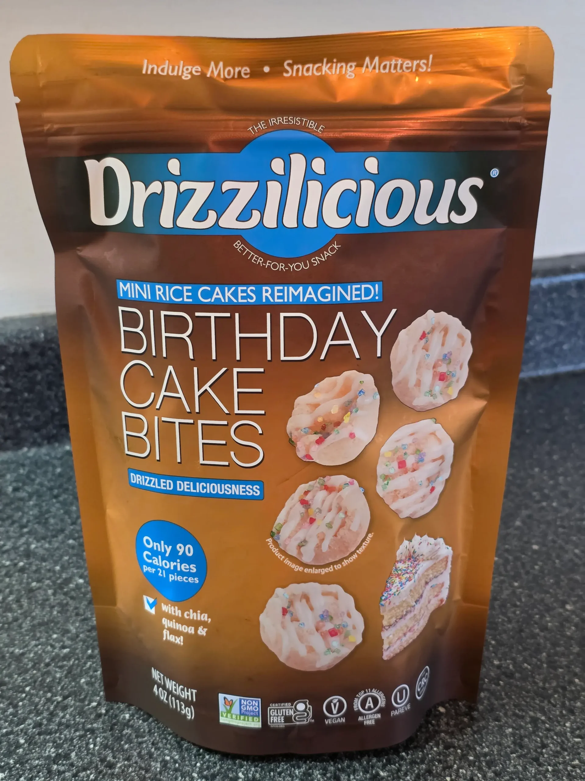 Drizzilicious Birthday Cake Bites.