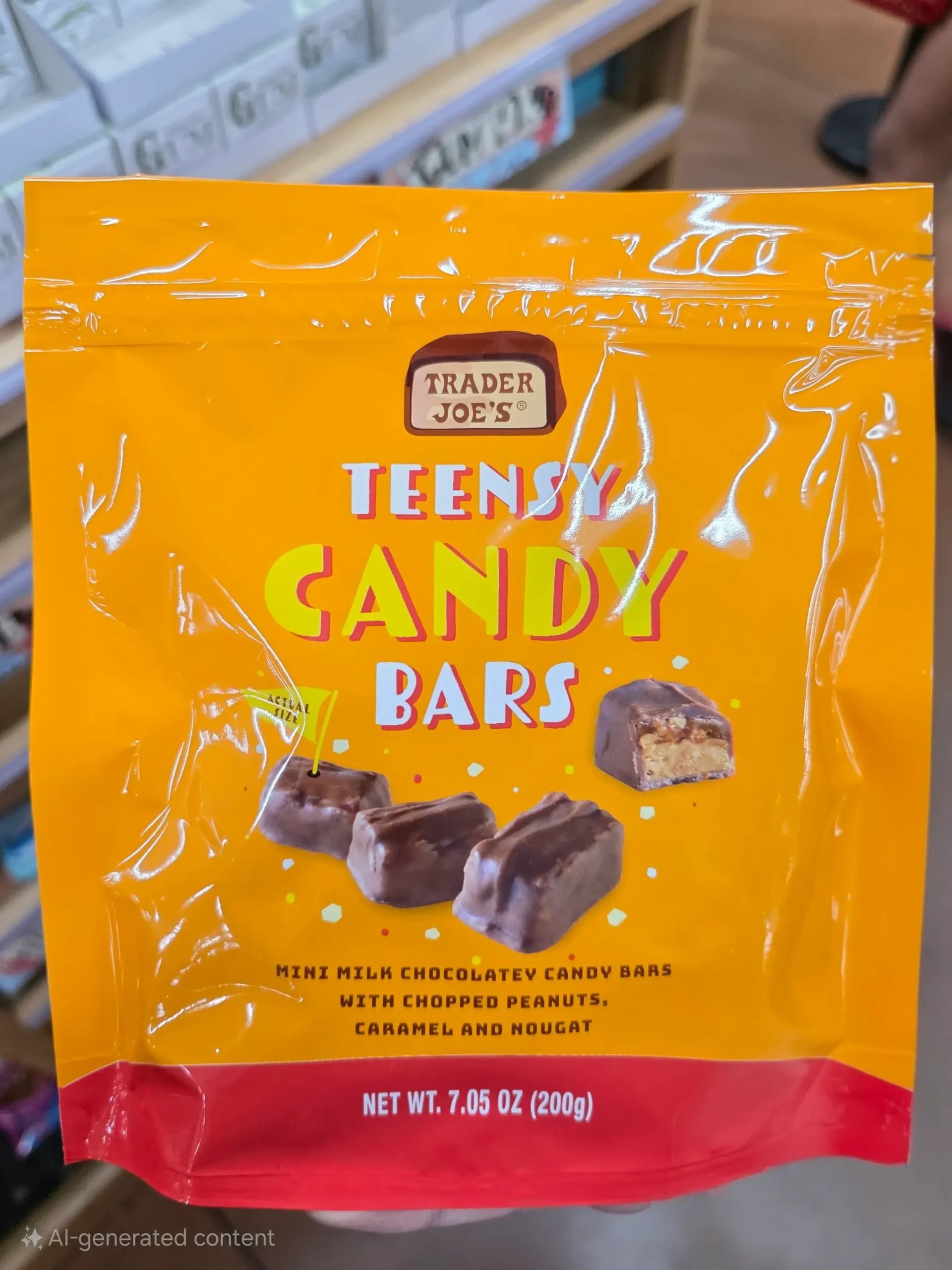 Trader Joe's Teensy Candy Bars.