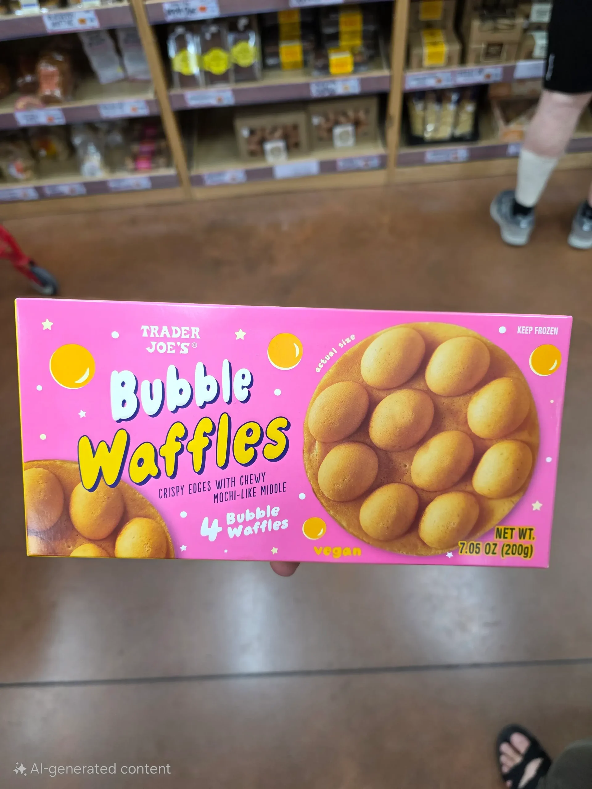 Trader Joe's Bubble Waffles.