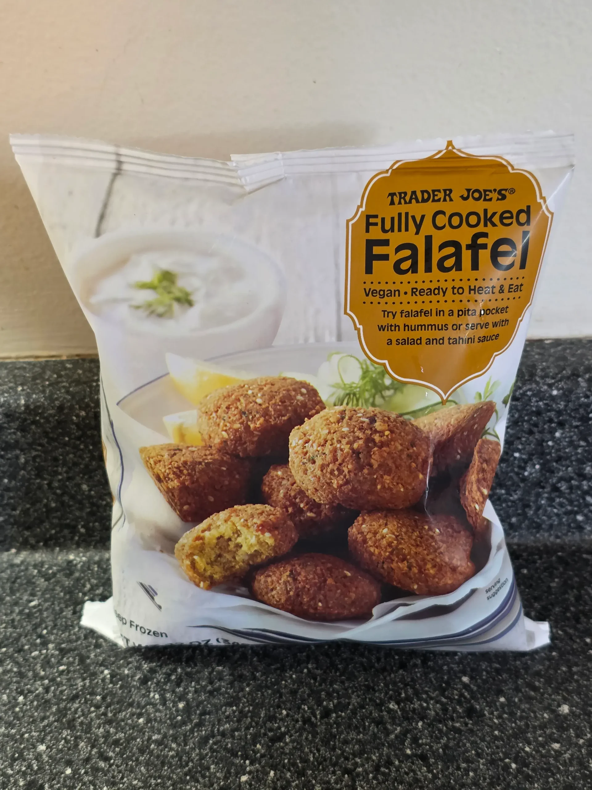 Trader Joe's Fully Cooked Falafel.