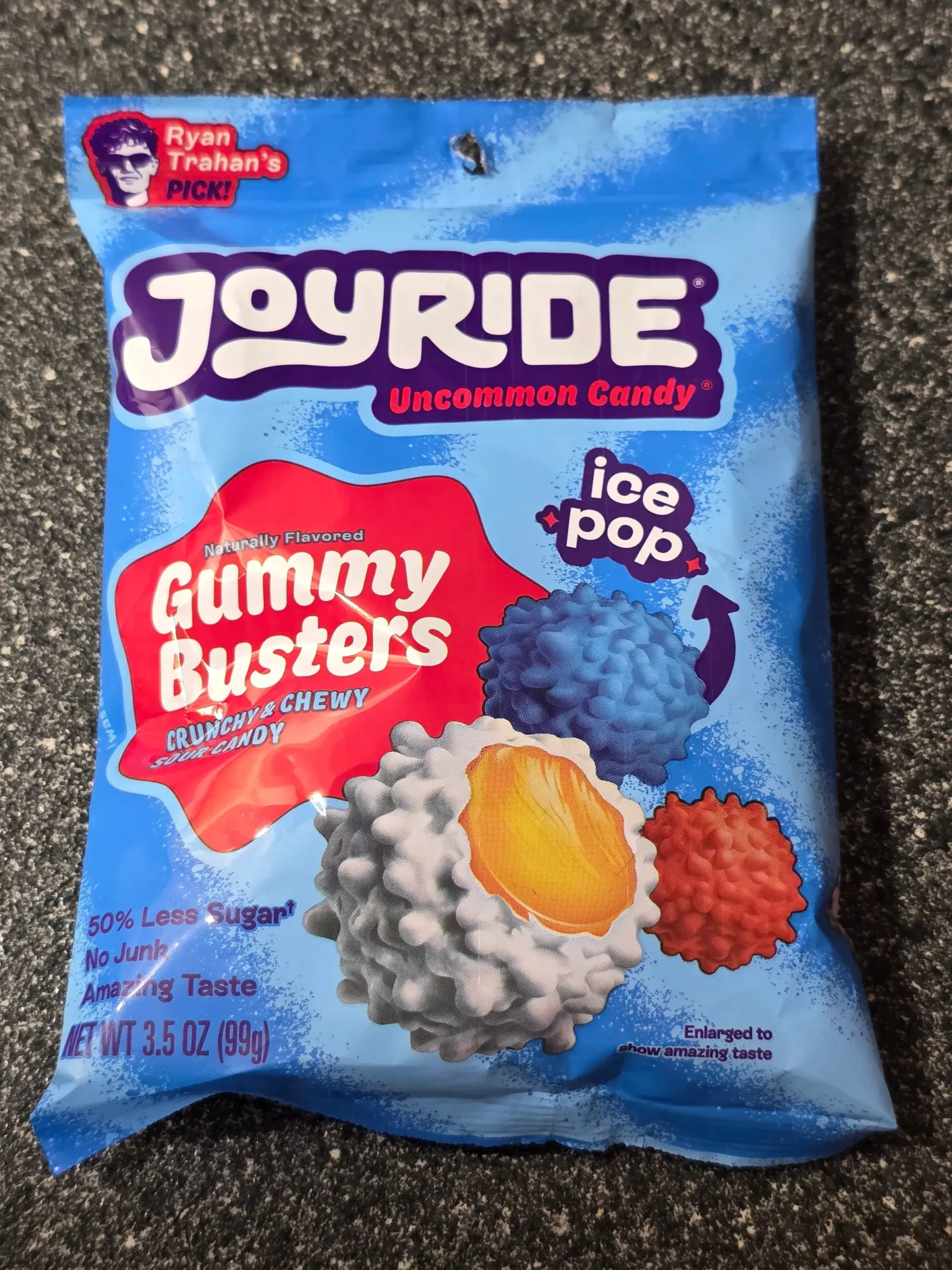 JOYRIDE Candy Crunchy Gummy Busters Candy Ice Pop Mix.