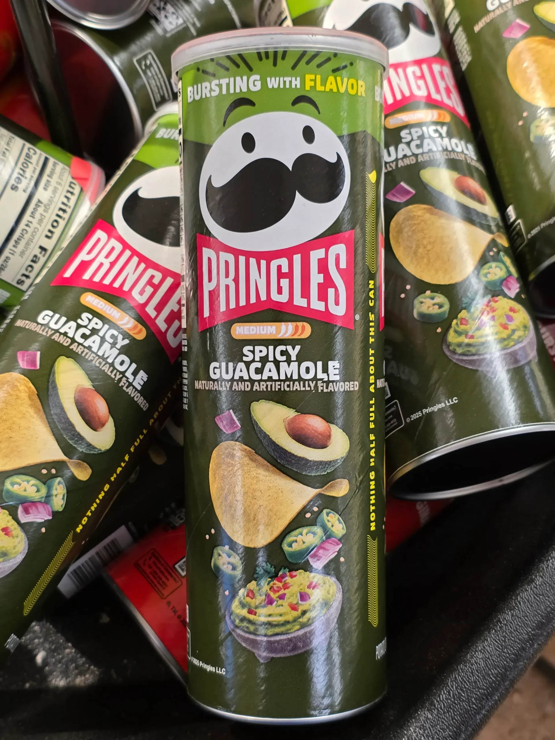 Pringles Spicy Guacamole.