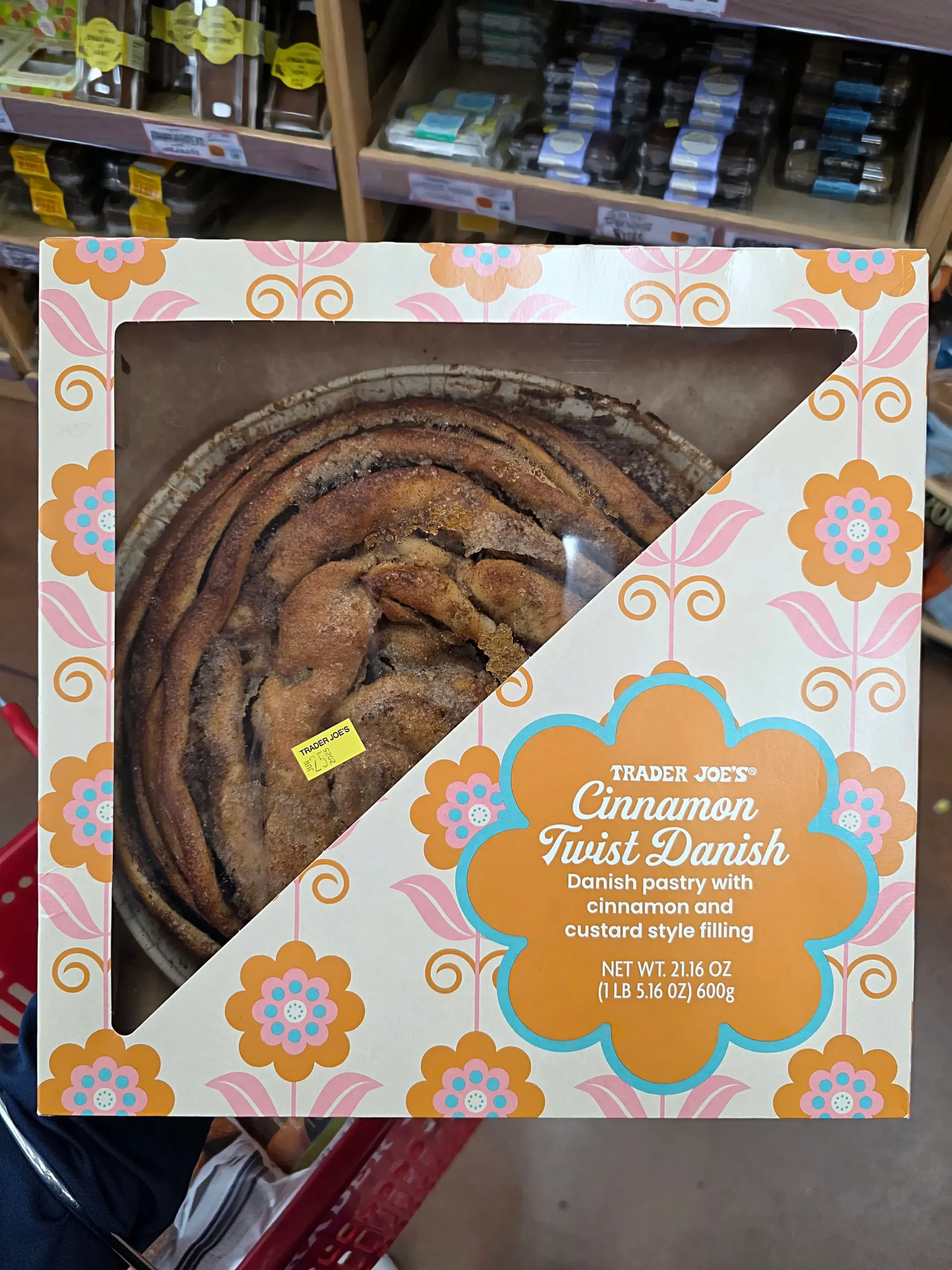 Trader Joe's Cinnamon Twist Danish.