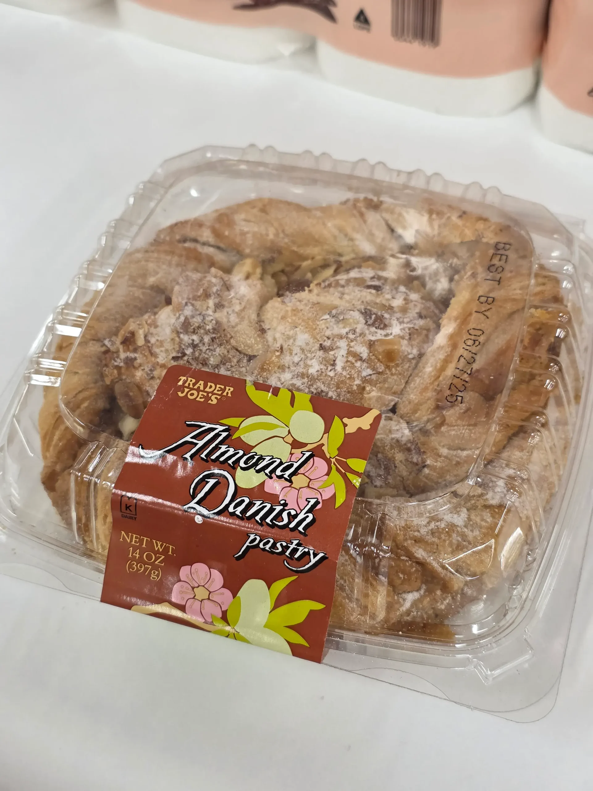 Trader Joe's Almond Danish Pastry.