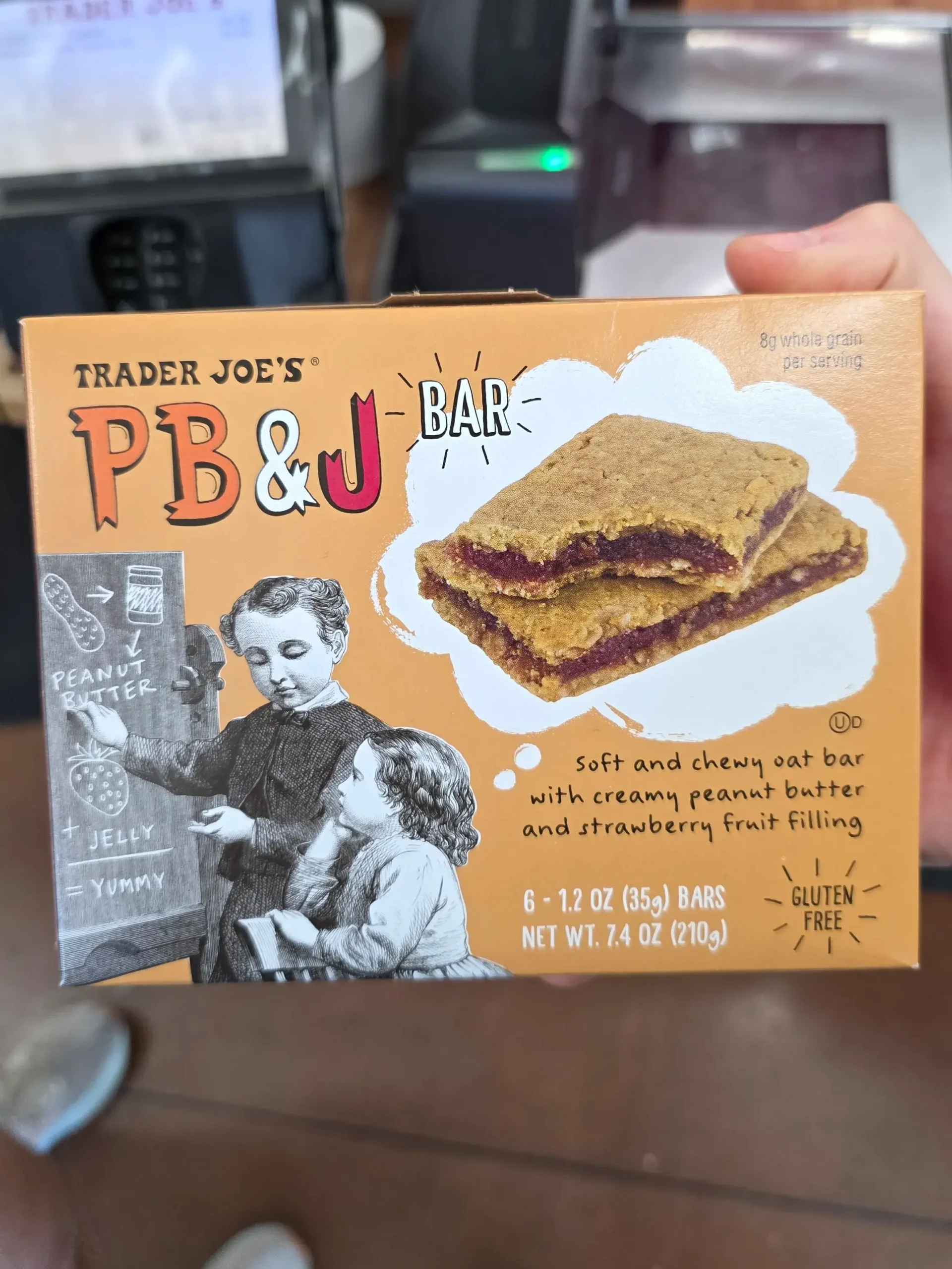 Trader Joe's PB&J Bar.
