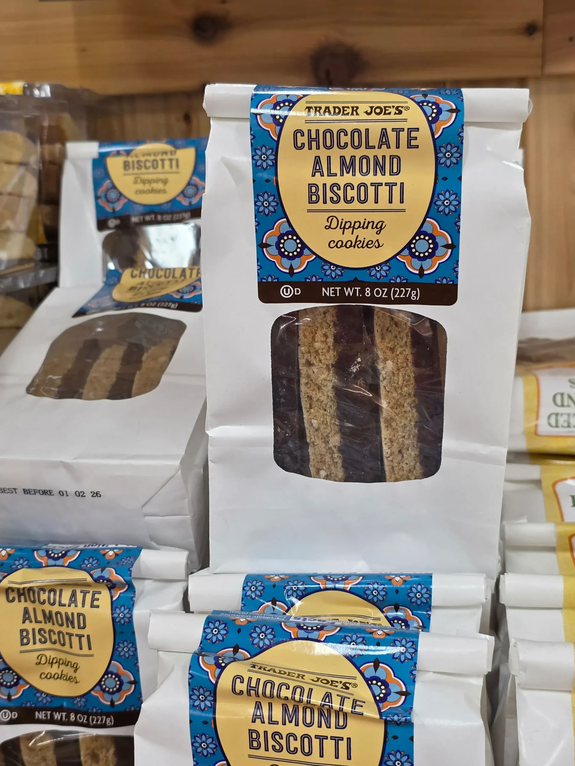 Trader Joe's Chocolate Almond Biscotti.