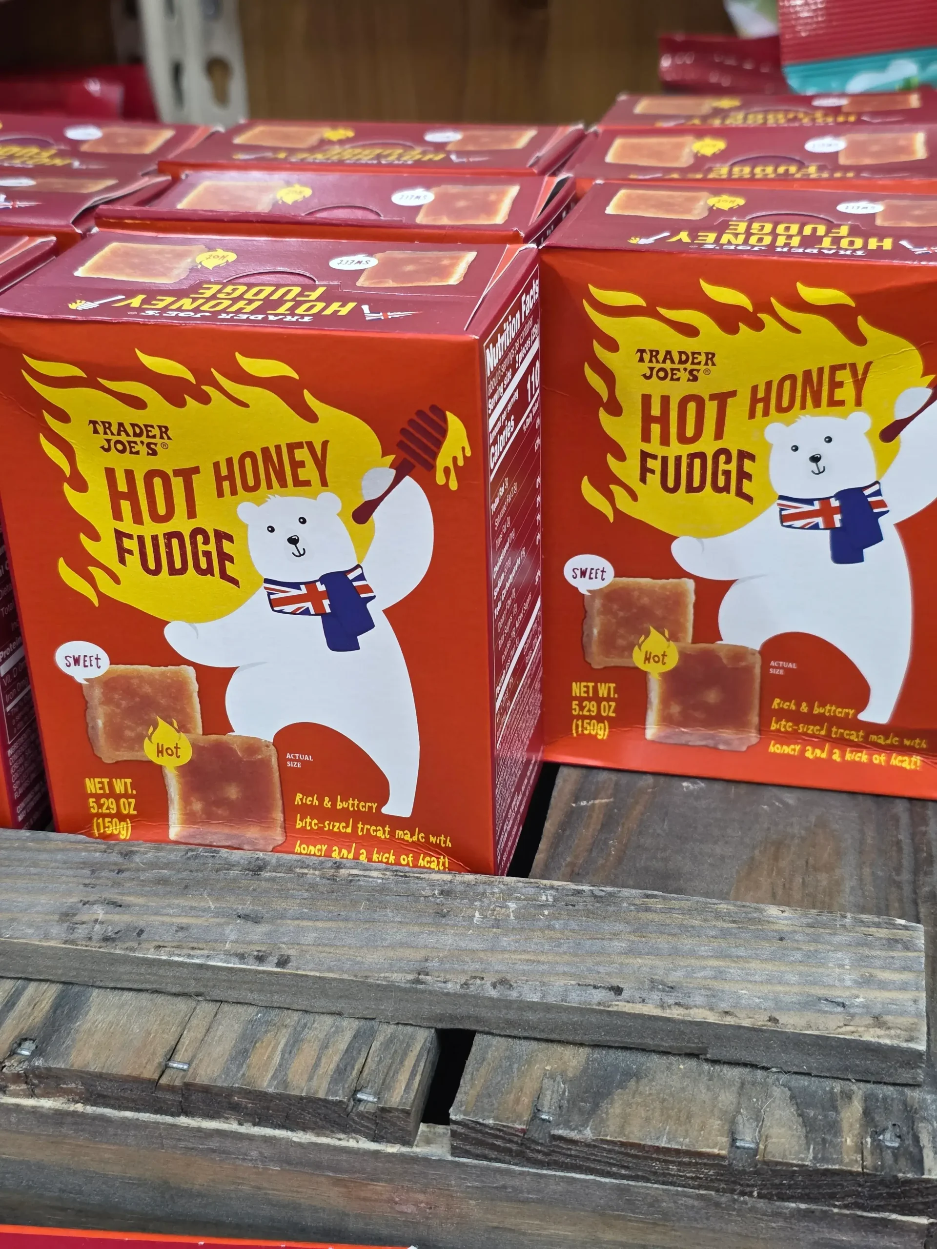 Trader Joe's Hot Honey Fudge.