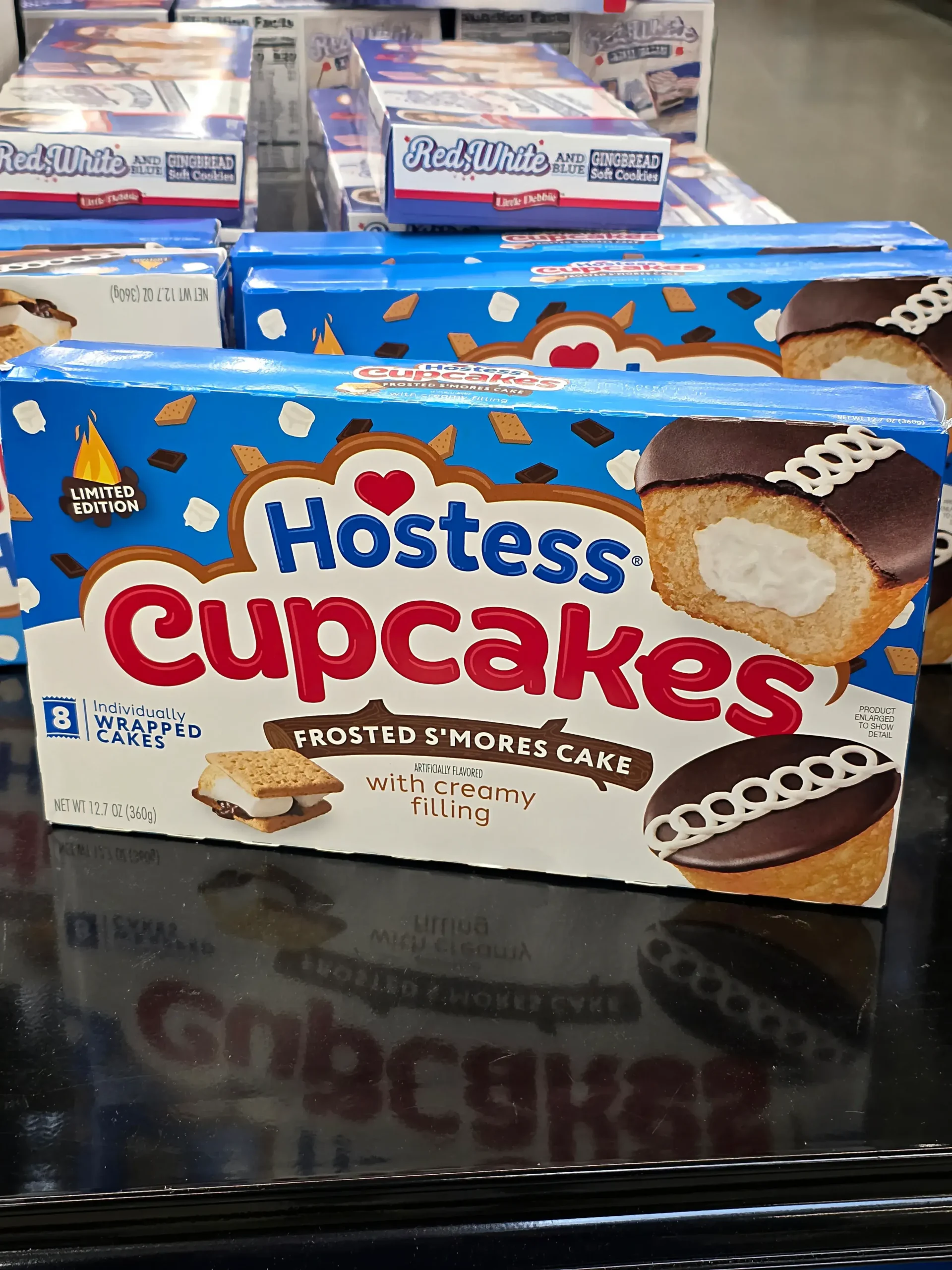Hostess Cupcakes Frosted S'mores Cake.