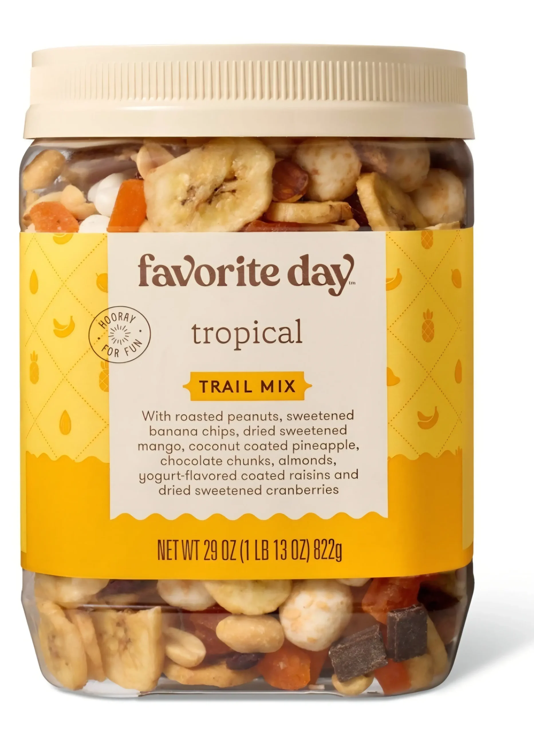 Favorite day tropical trail mix.