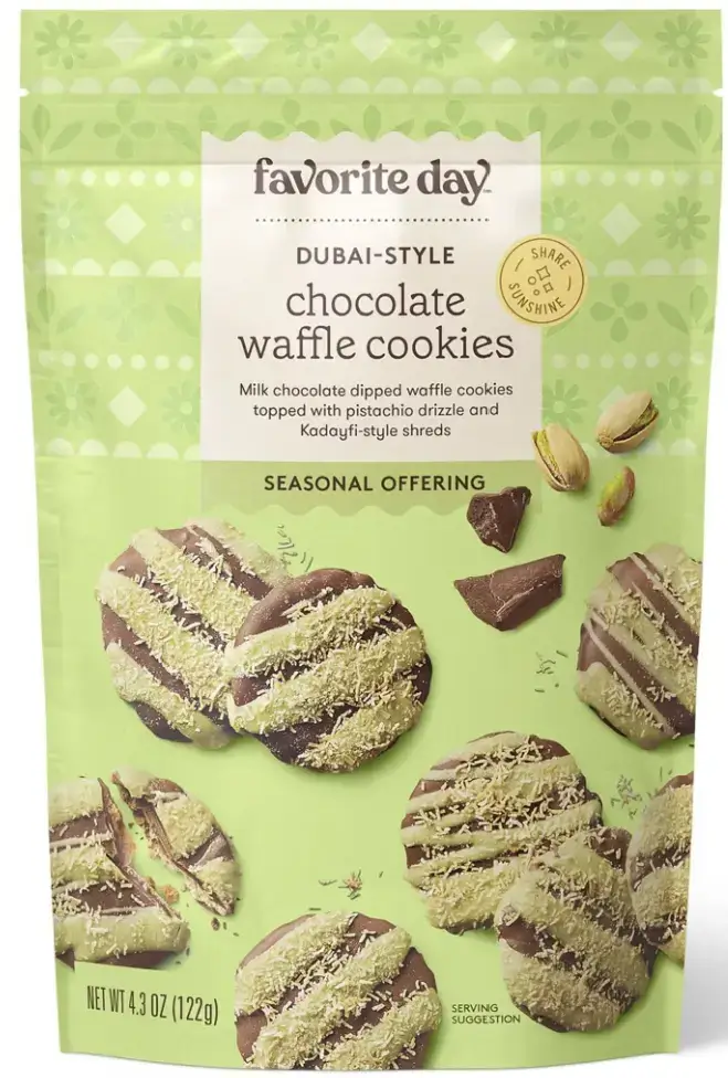 Dubai-Style Chocolate Waffle Cookies.