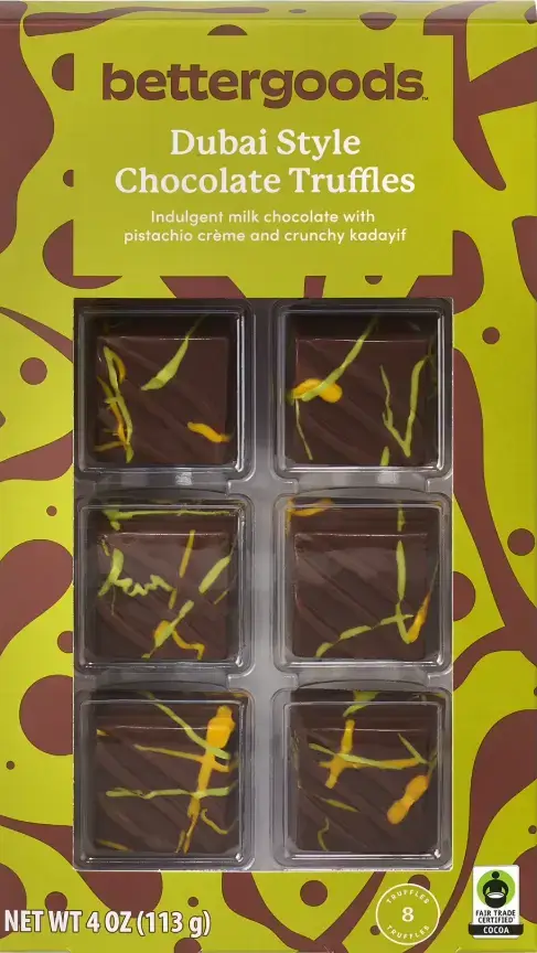 Bettergoods Dubai Style Chocolate Truffles.